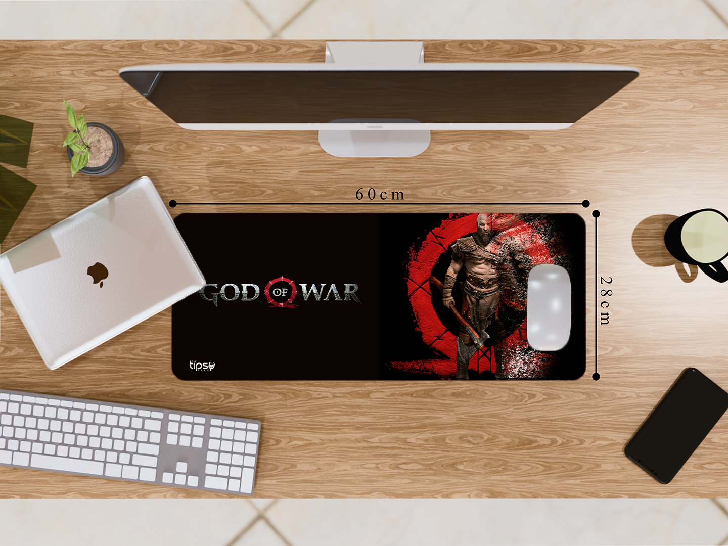 "GOD OF WAR: Video Game" Gaming Mousepad- Elevate Your Gaming Experience