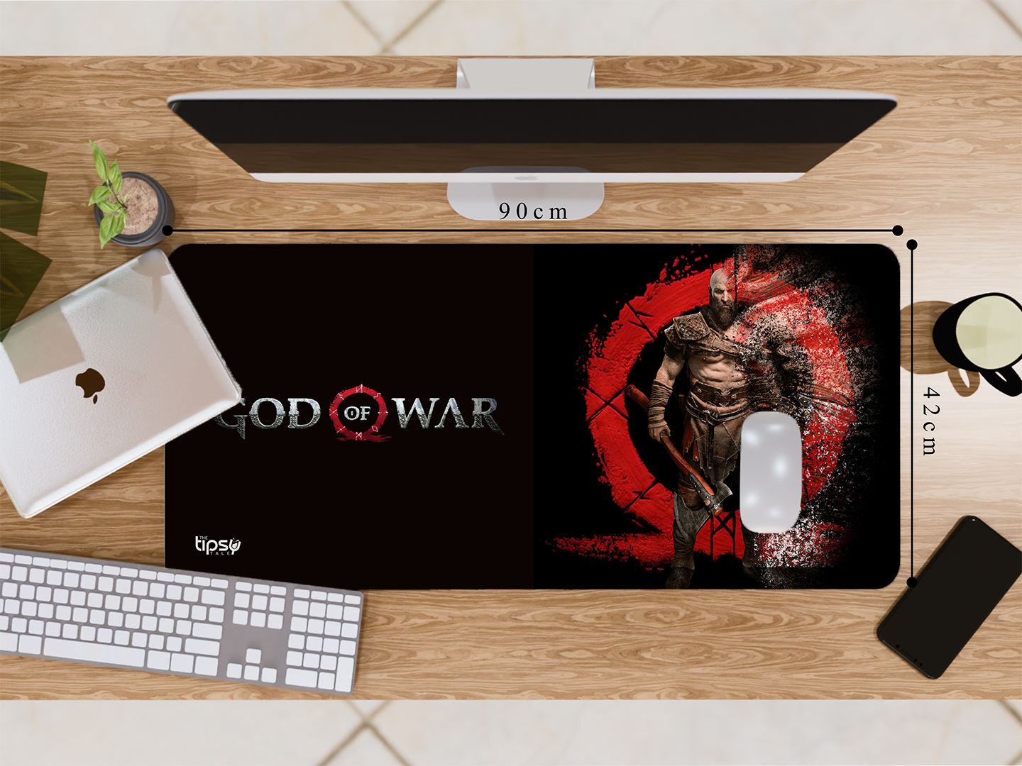 "GOD OF WAR: Video Game" Gaming Mousepad- Elevate Your Gaming Experience