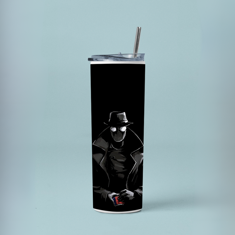 "SPIDERMAN NOIR - SERIES" Tumbler with Metal Straw