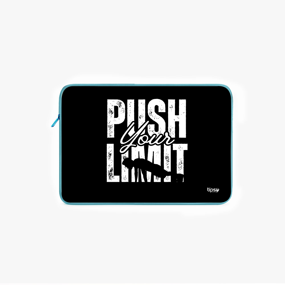 "Push Your Limit" Laptop Sleeves:Bold Modern Design for Every Size