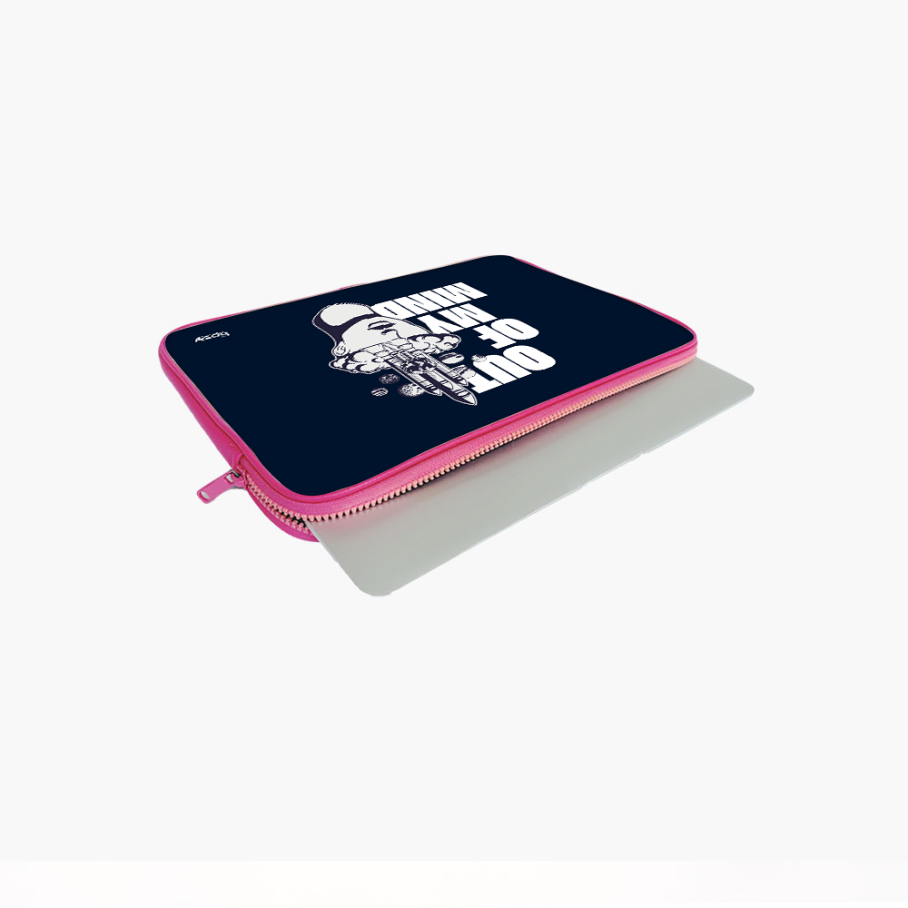 "OUT OF MY MIND" Laptop Sleeves:Bold Modern Design for Every Size