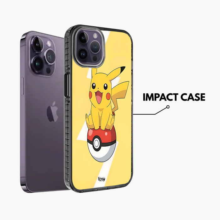 PIKACHU ON A POLE BALL -Mobile Covers Shock Resistant, Slim & Stylish Cases