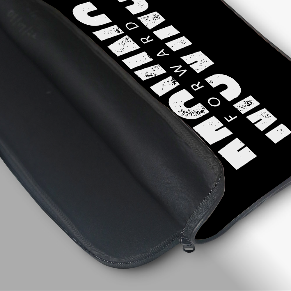 "JUST KEEP MOVING FORWARD" Laptop Sleeves:Bold Modern Design for Every Size