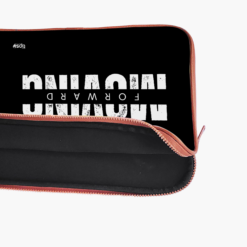 "JUST KEEP MOVING FORWARD" Laptop Sleeves:Bold Modern Design for Every Size
