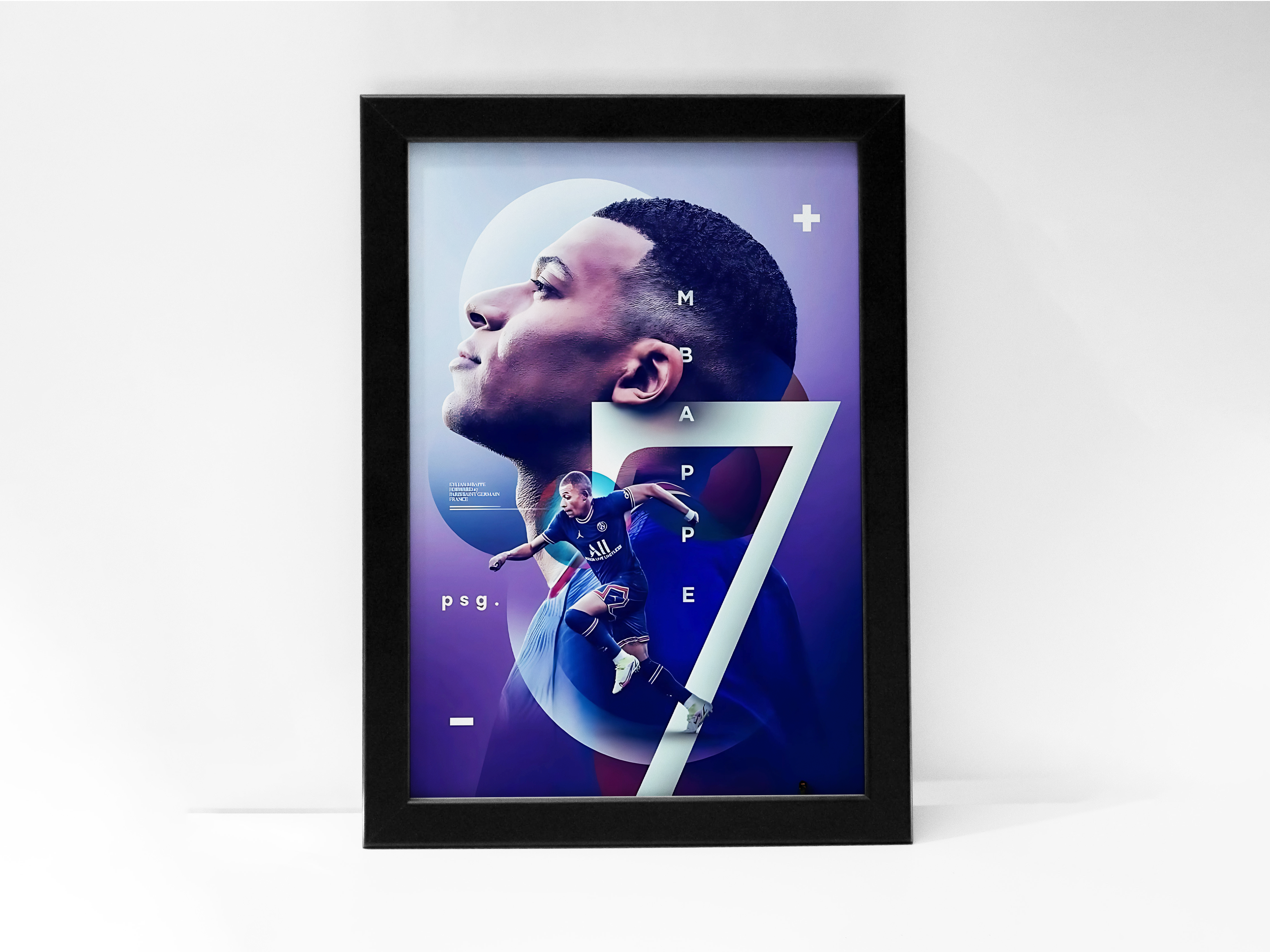 "MBAPPE PSG: The Legend" Poster: Add a Touch of Personality to Your Space