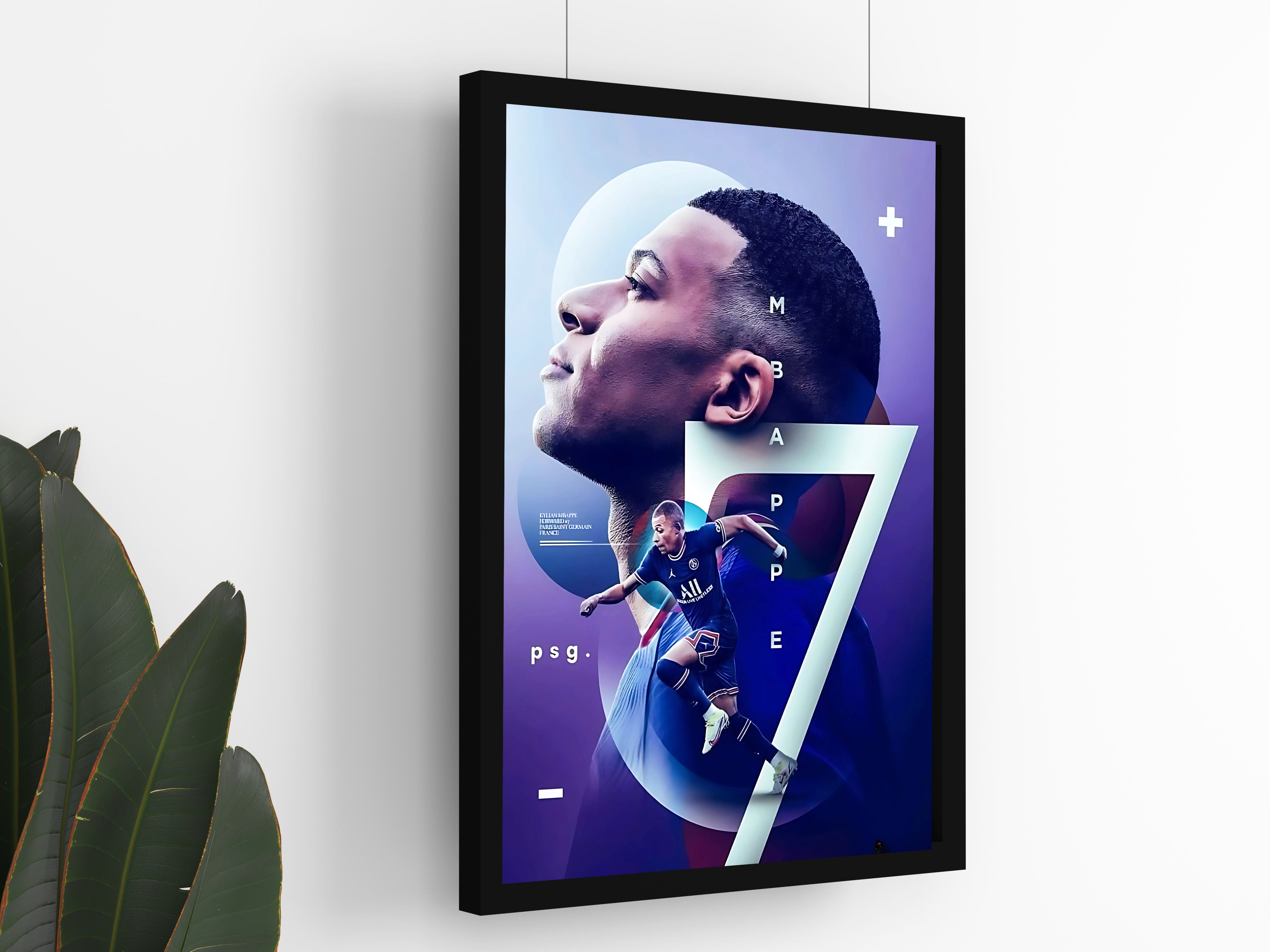 "MBAPPE PSG: The Legend" Poster: Add a Touch of Personality to Your Space