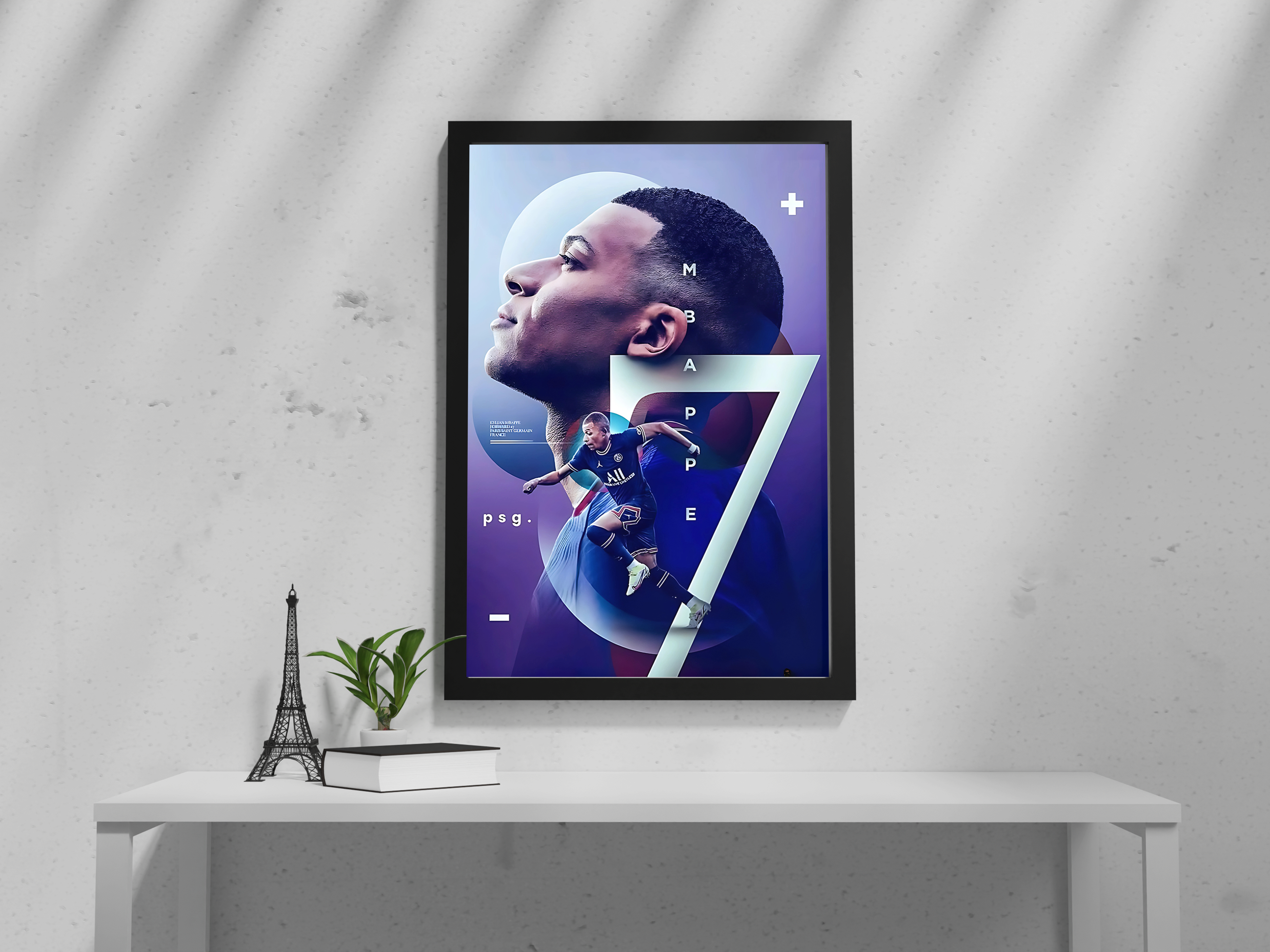 "MBAPPE PSG: The Legend" Poster: Add a Touch of Personality to Your Space