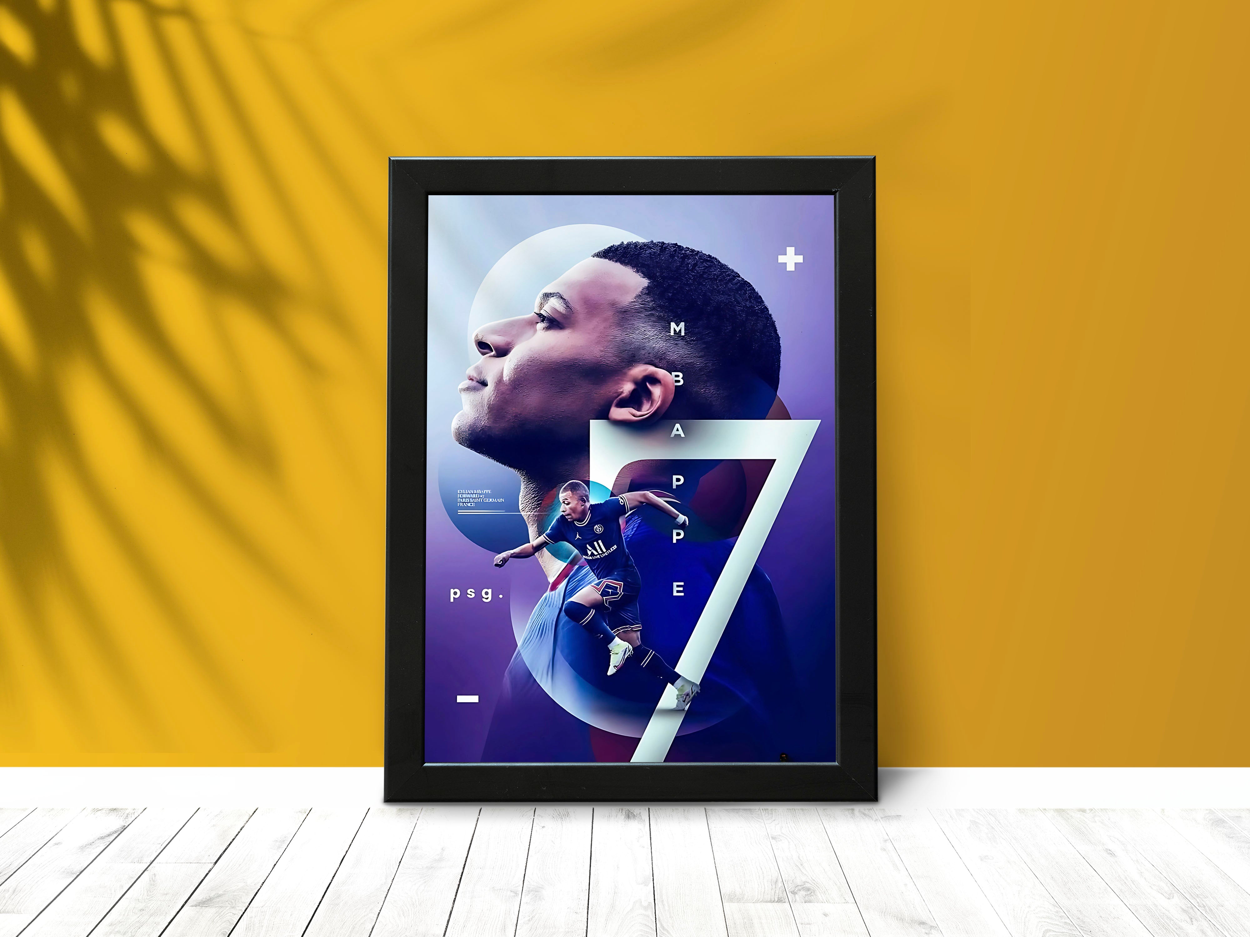 "MBAPPE PSG: The Legend" Poster: Add a Touch of Personality to Your Space