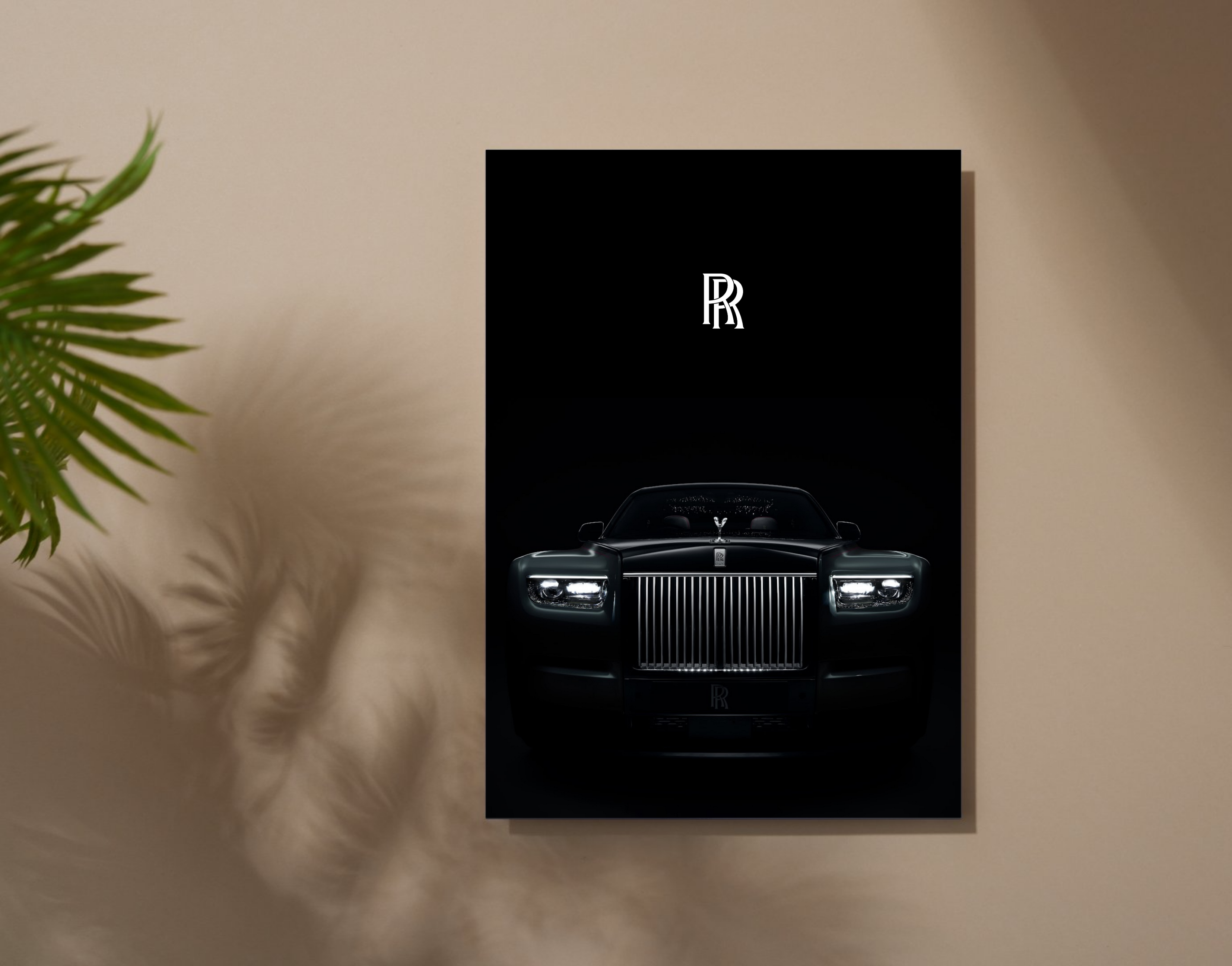 "Rolls Royce- Car Lover"- Shiny & Sturdy Metallic Poster Art That Pops & Sticks (Literally!)