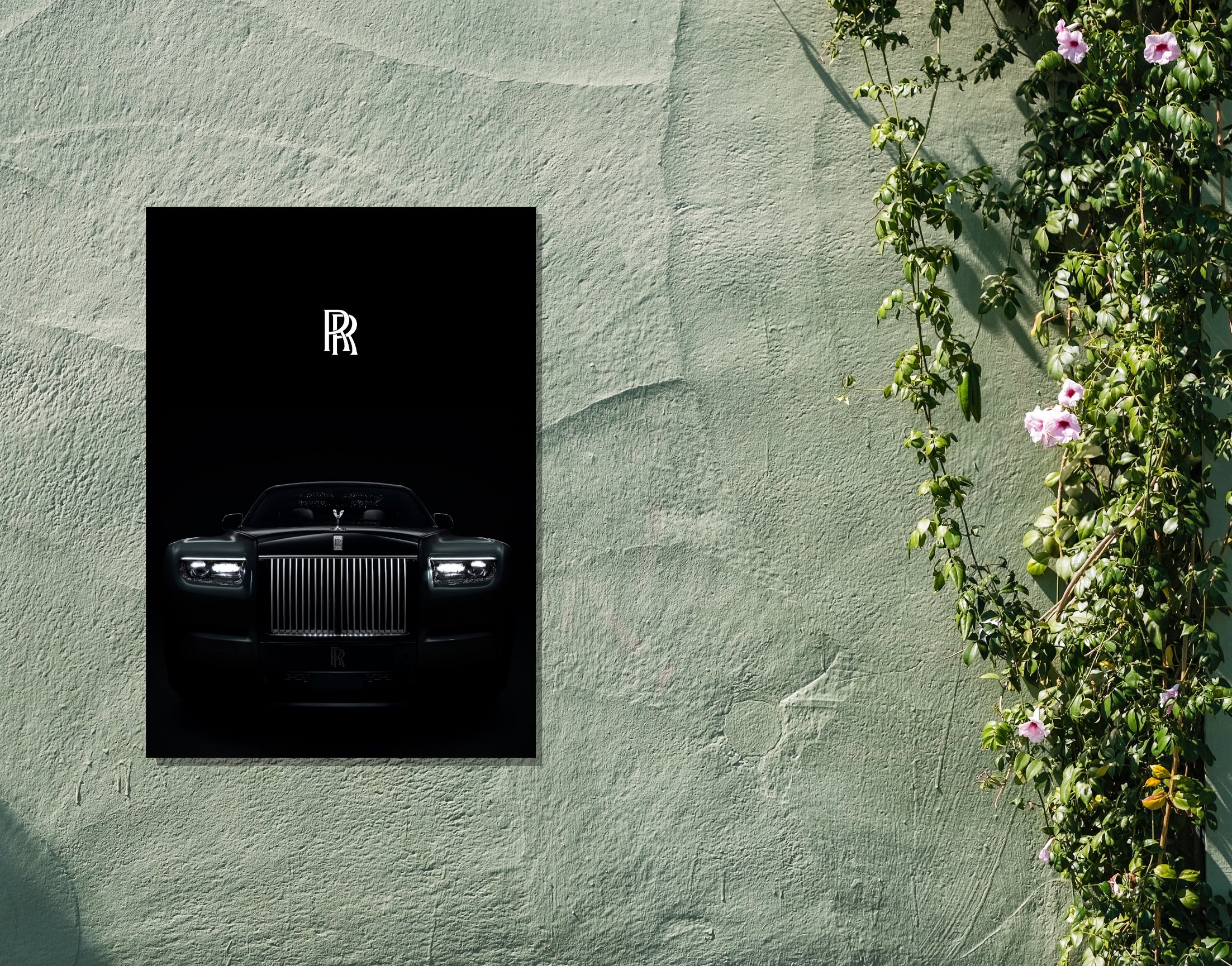 "Rolls Royce- Car Lover"- Shiny & Sturdy Metallic Poster Art That Pops & Sticks (Literally!)