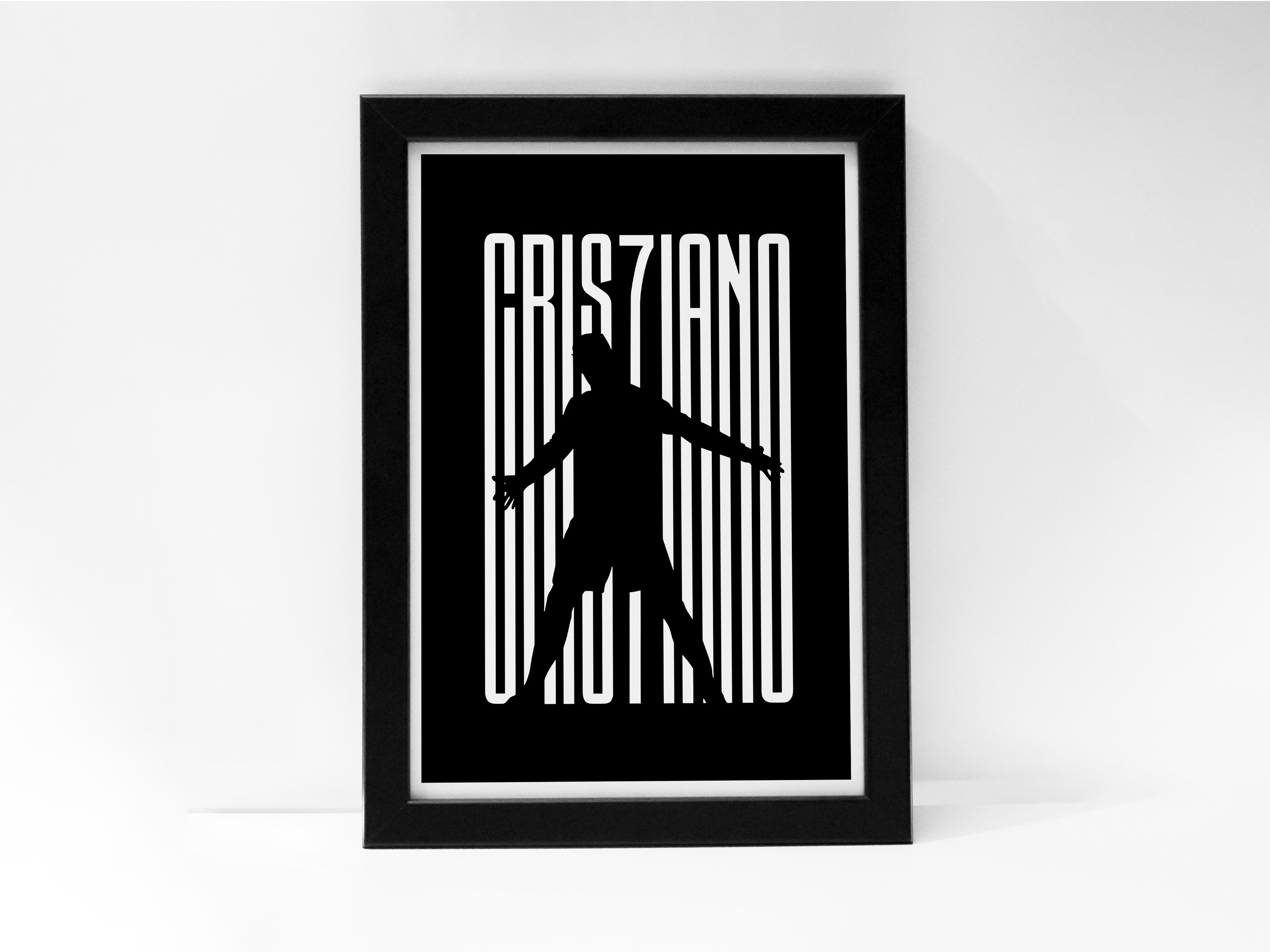 "CRISTIANO RONALDO: The Goat" Poster: Add a Touch of Personality to Your Space