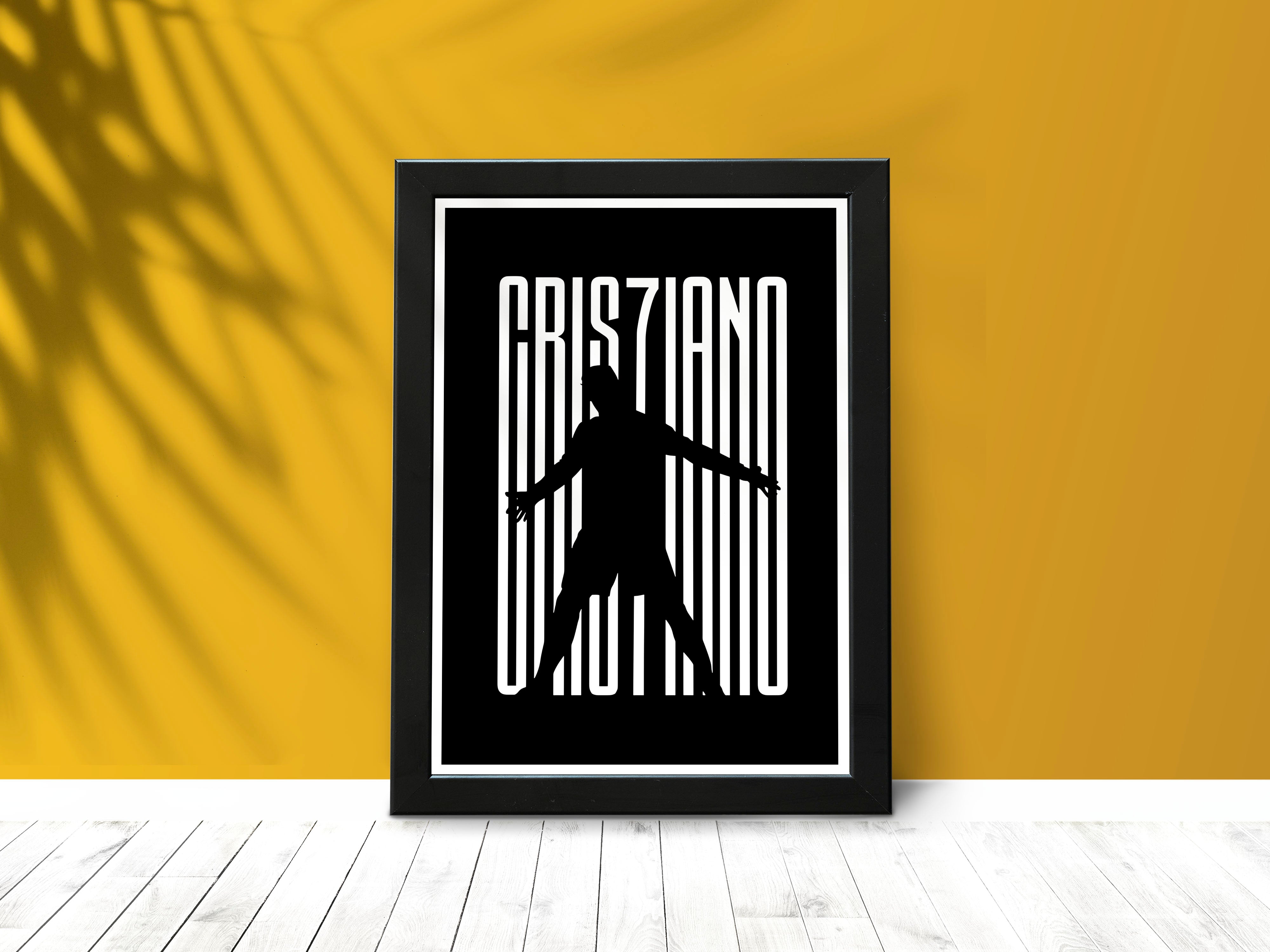 "CRISTIANO RONALDO: The Goat" Poster: Add a Touch of Personality to Your Space