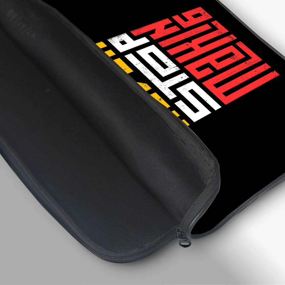 "NEVER STOP MAKING" Laptop Sleeves:Bold Modern Design for Every Size