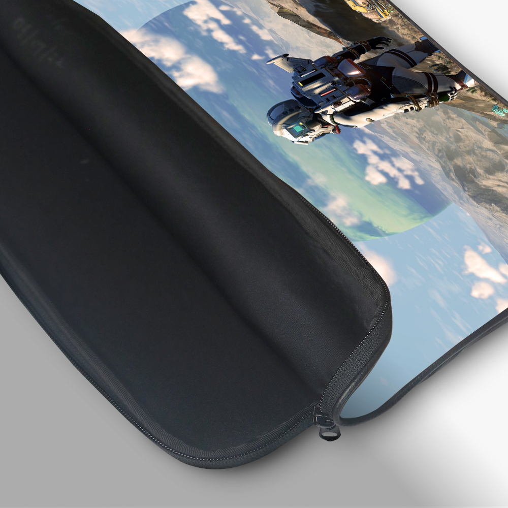 " In a New Planet: Space Edition" Laptop Sleeves:Bold Modern Design for Every Size