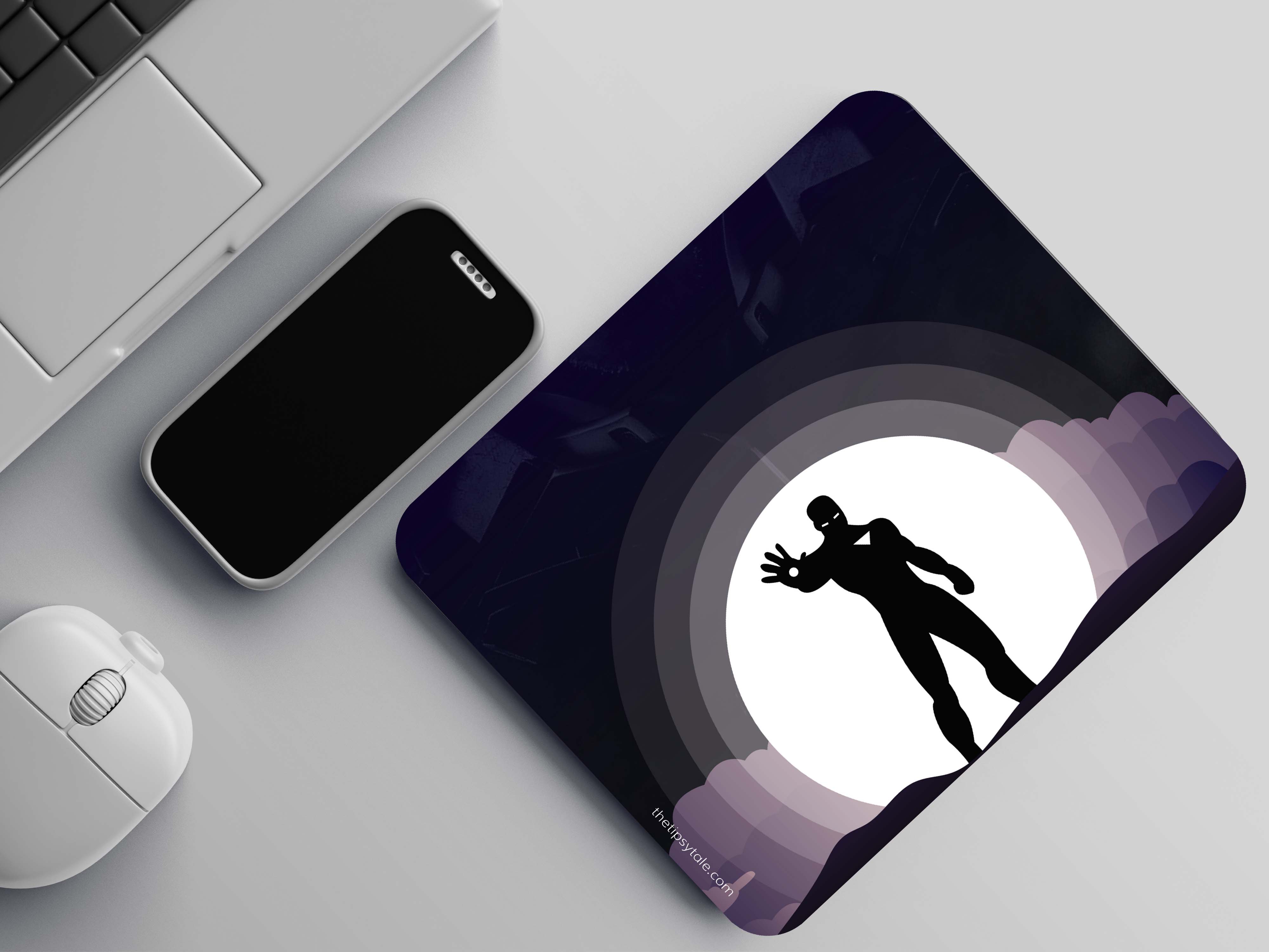 "Iron Man" Mousepad Enhance Your Workspace with Style