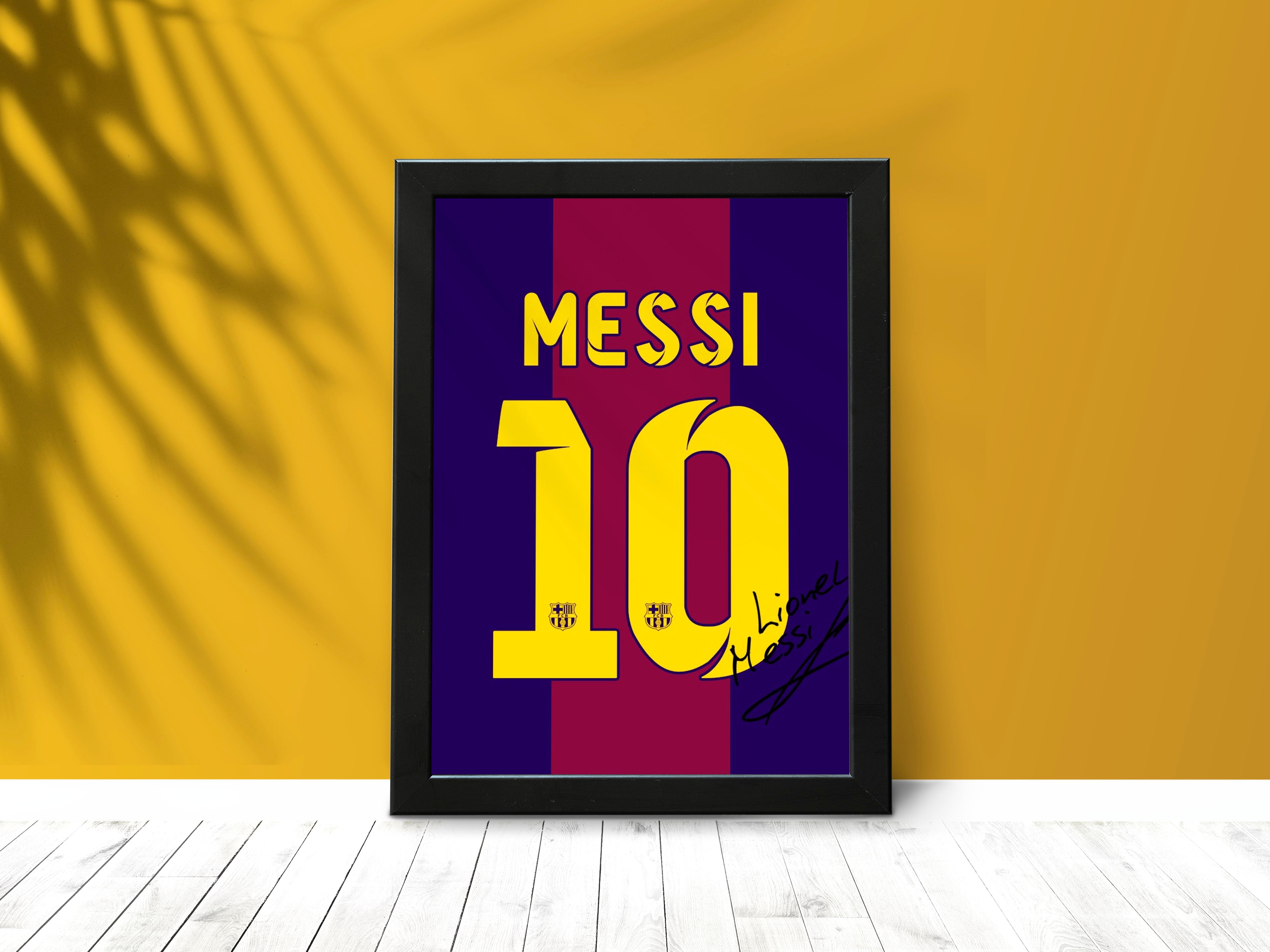 "MESSI: BARCELONA Jersey " Poster: Add a Touch of Personality to Your Space