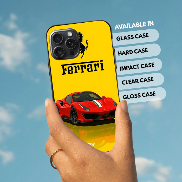FERRARI -Mobile Covers Shock Resistant, Slim & Stylish Cases