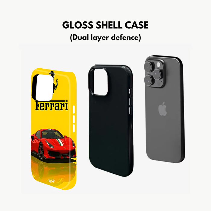 FERRARI -Mobile Covers Shock Resistant, Slim & Stylish Cases