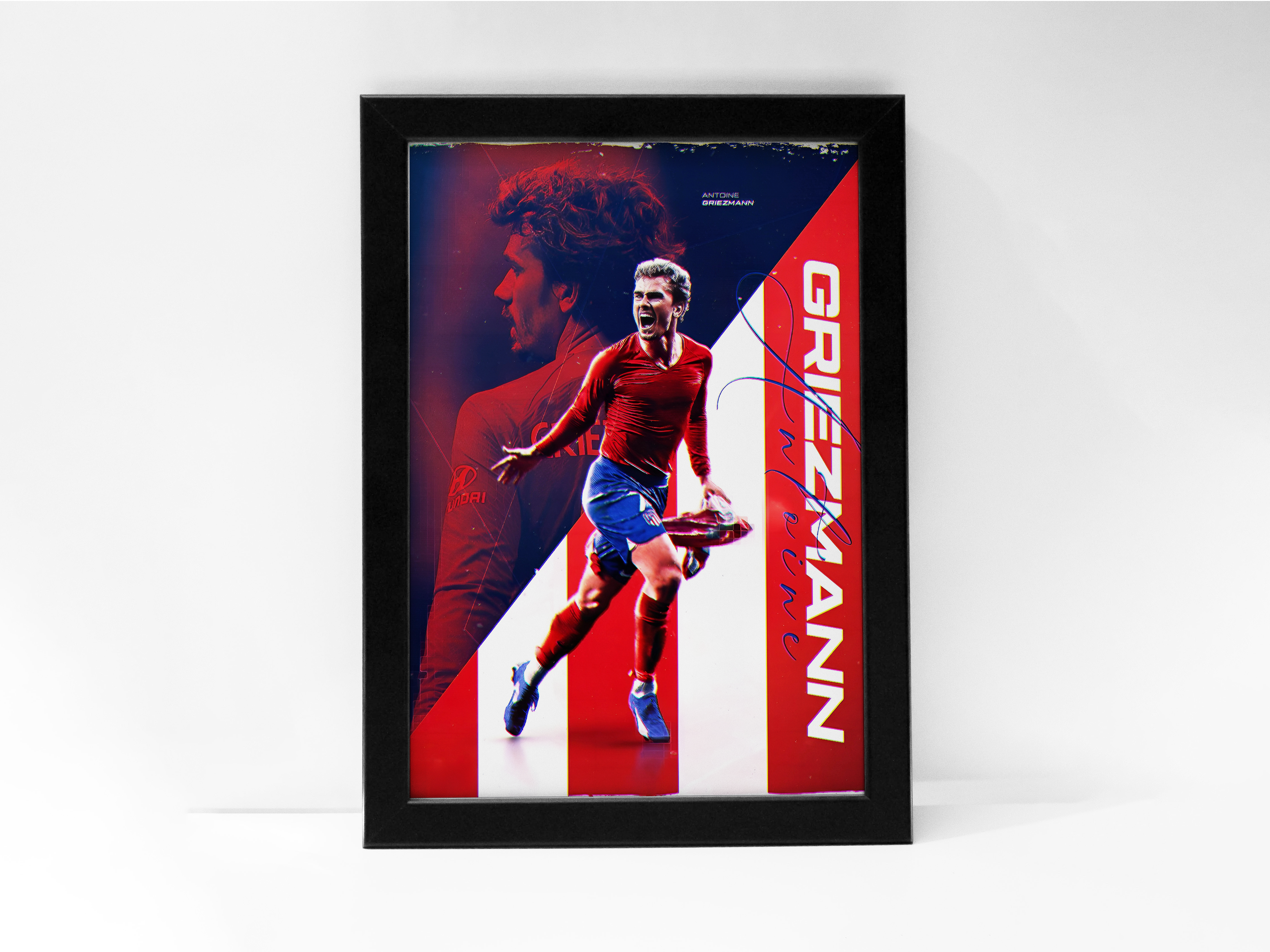 "ANTOINE GRIEZMANN: The Aggression Theme" Poster: Add a Touch of Personality to Your Space