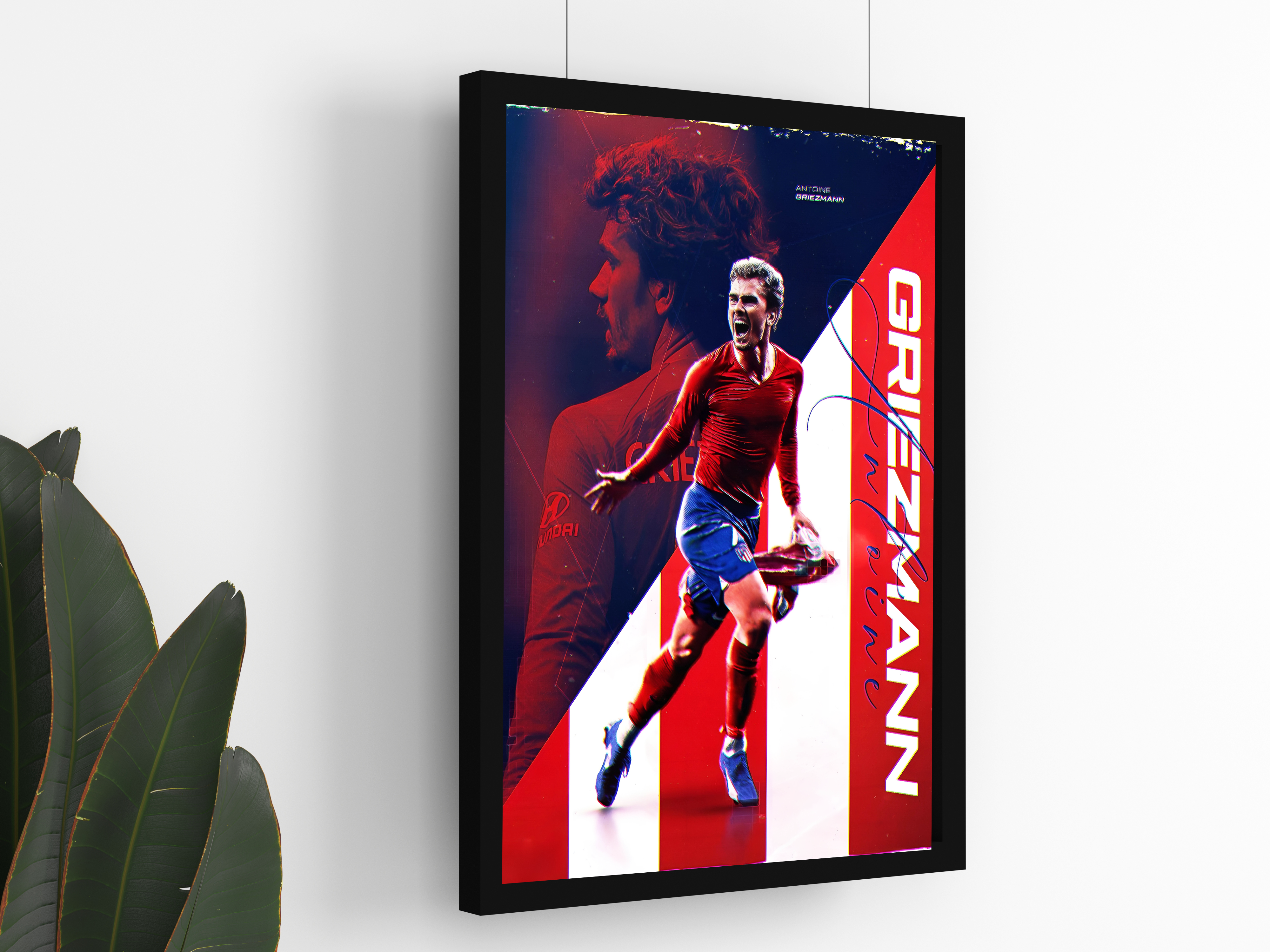 "ANTOINE GRIEZMANN: The Aggression Theme" Poster: Add a Touch of Personality to Your Space