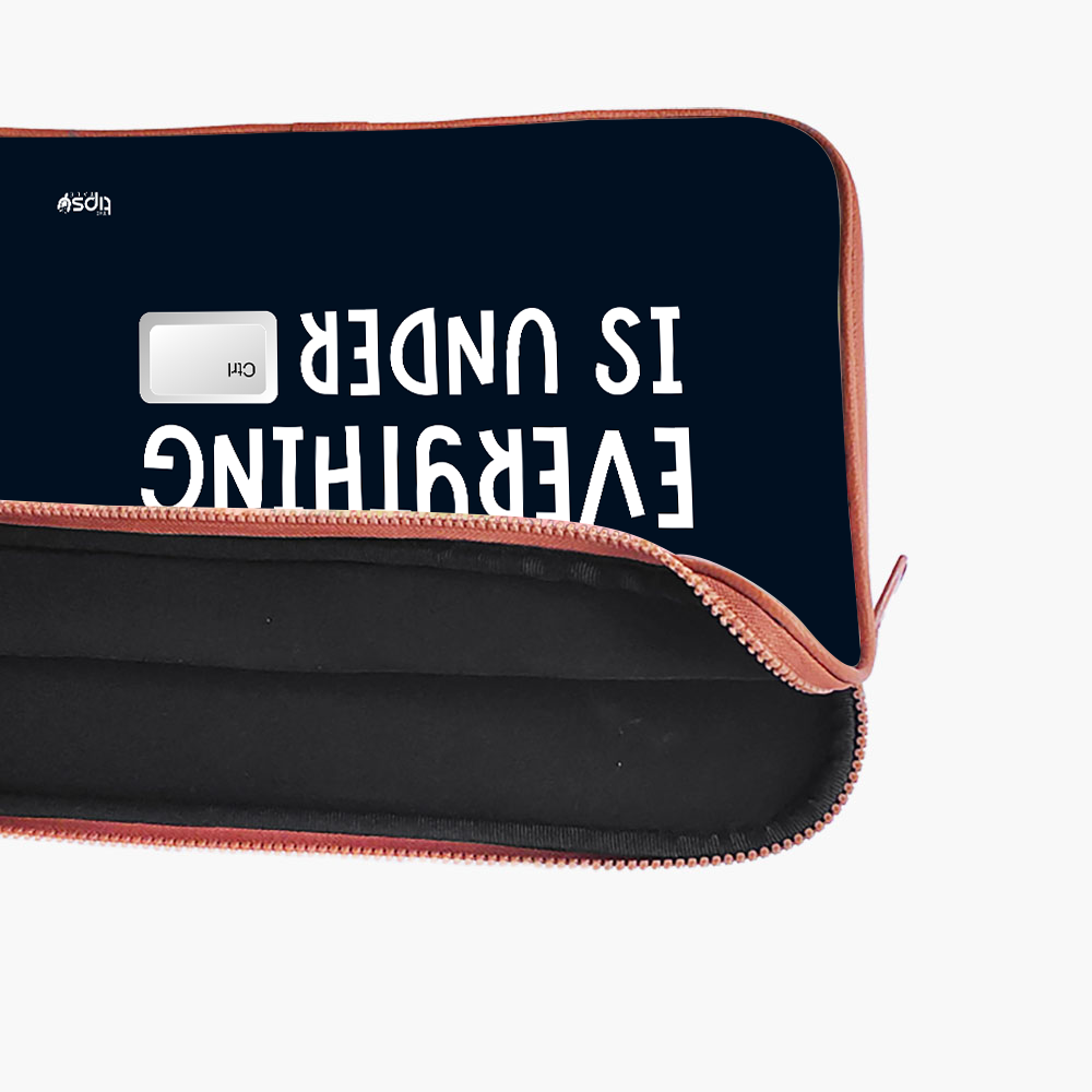 "Everything is under Ctrl!" Laptop Sleeves:Bold Modern Design for Every Size