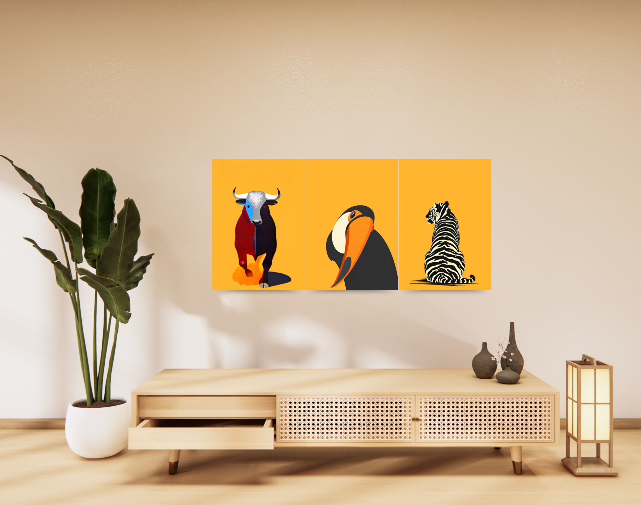 "ANIMAL KINGDOM"- Shiny & Sturdy Metallic Poster Art That Pops & Sticks (Literally!)