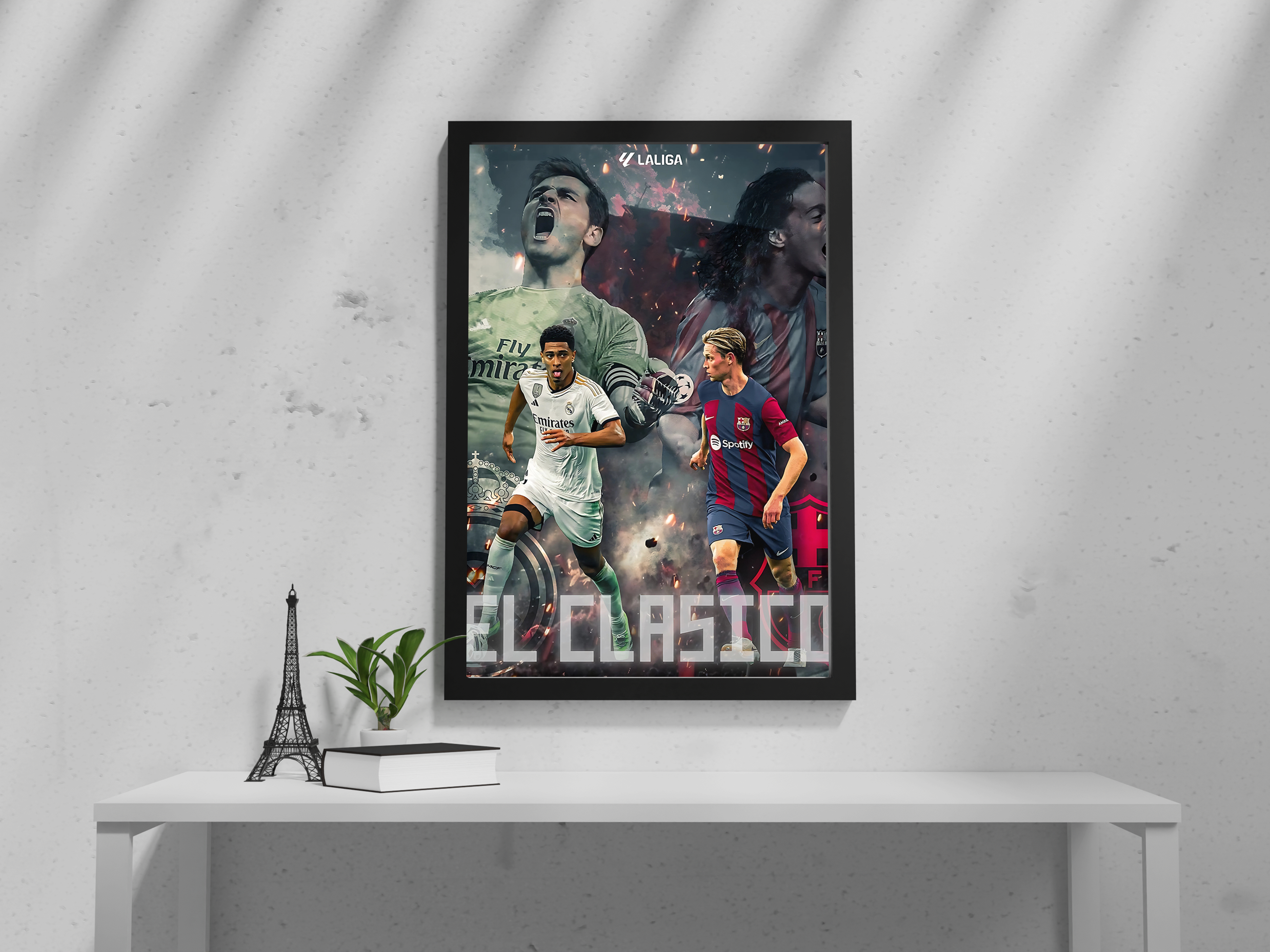 "LALIGA EL CLASICO: Football Theme" Poster: Add a Touch of Personality to Your Space