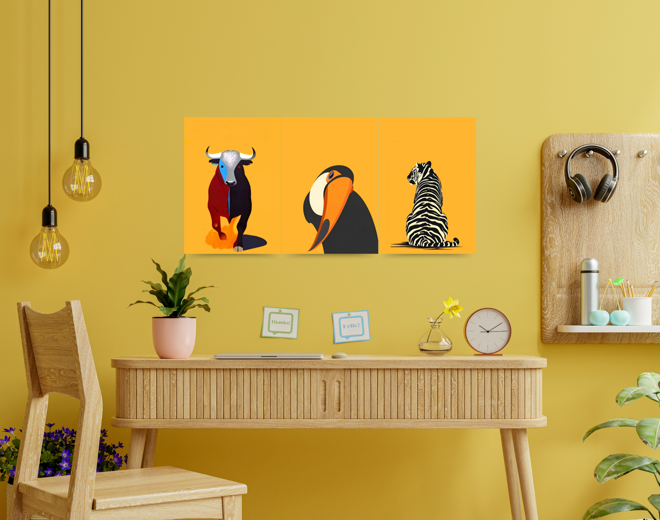 "ANIMAL KINGDOM"- Shiny & Sturdy Metallic Poster Art That Pops & Sticks (Literally!)