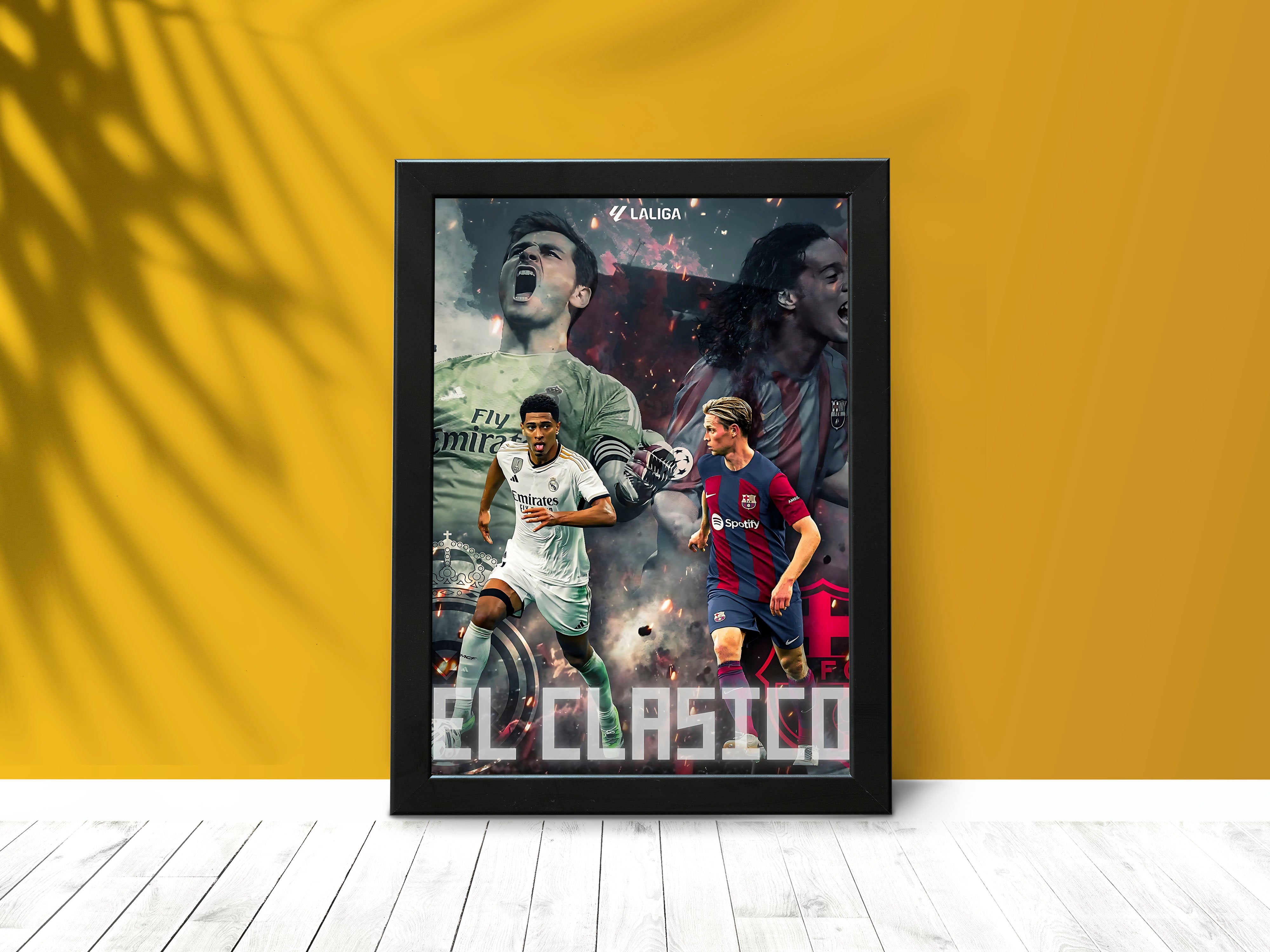 "LALIGA EL CLASICO: Football Theme" Poster: Add a Touch of Personality to Your Space