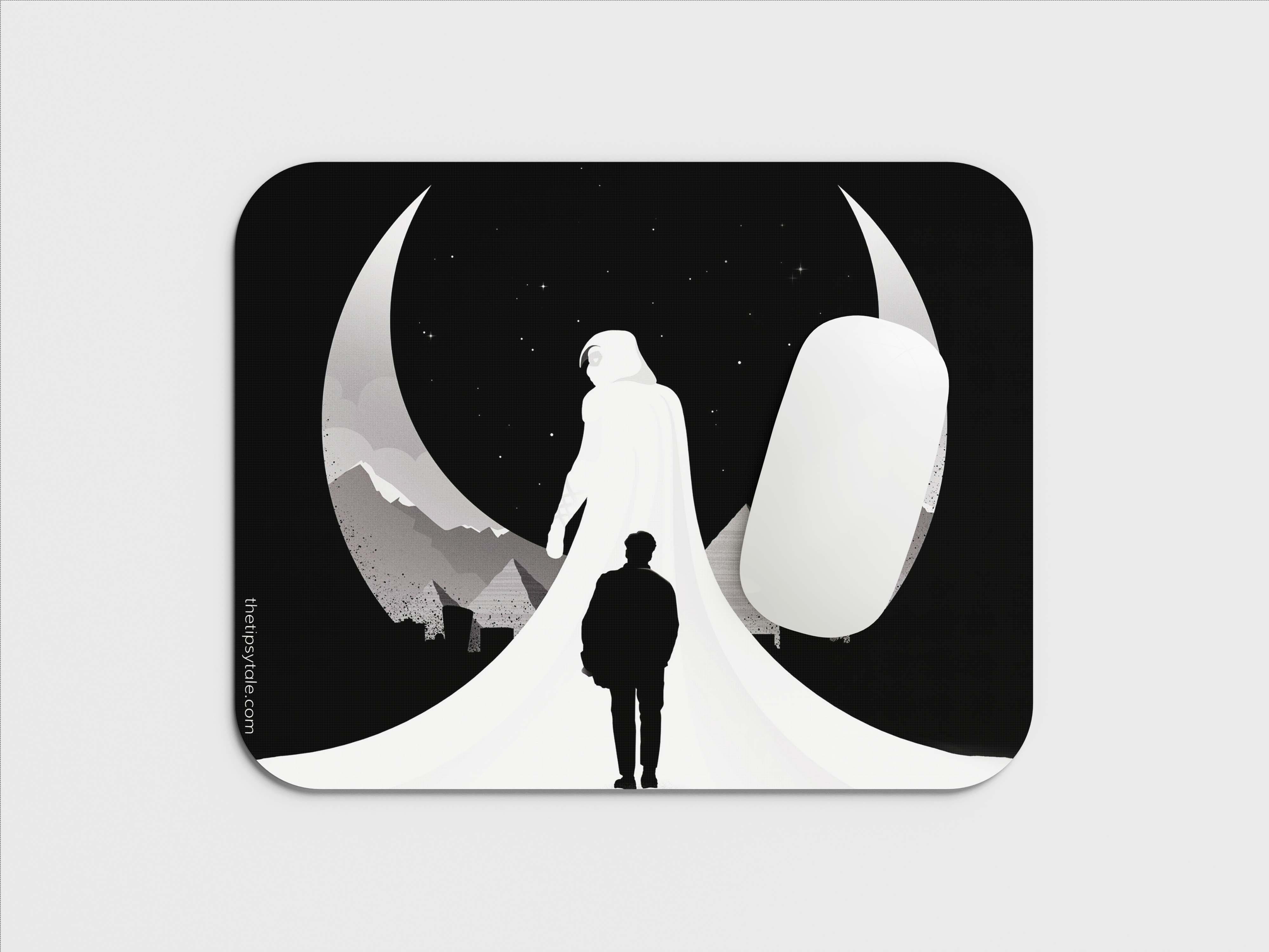 "MOON KNIGHT THEME" Mousepad Enhance Your Workspace with Style