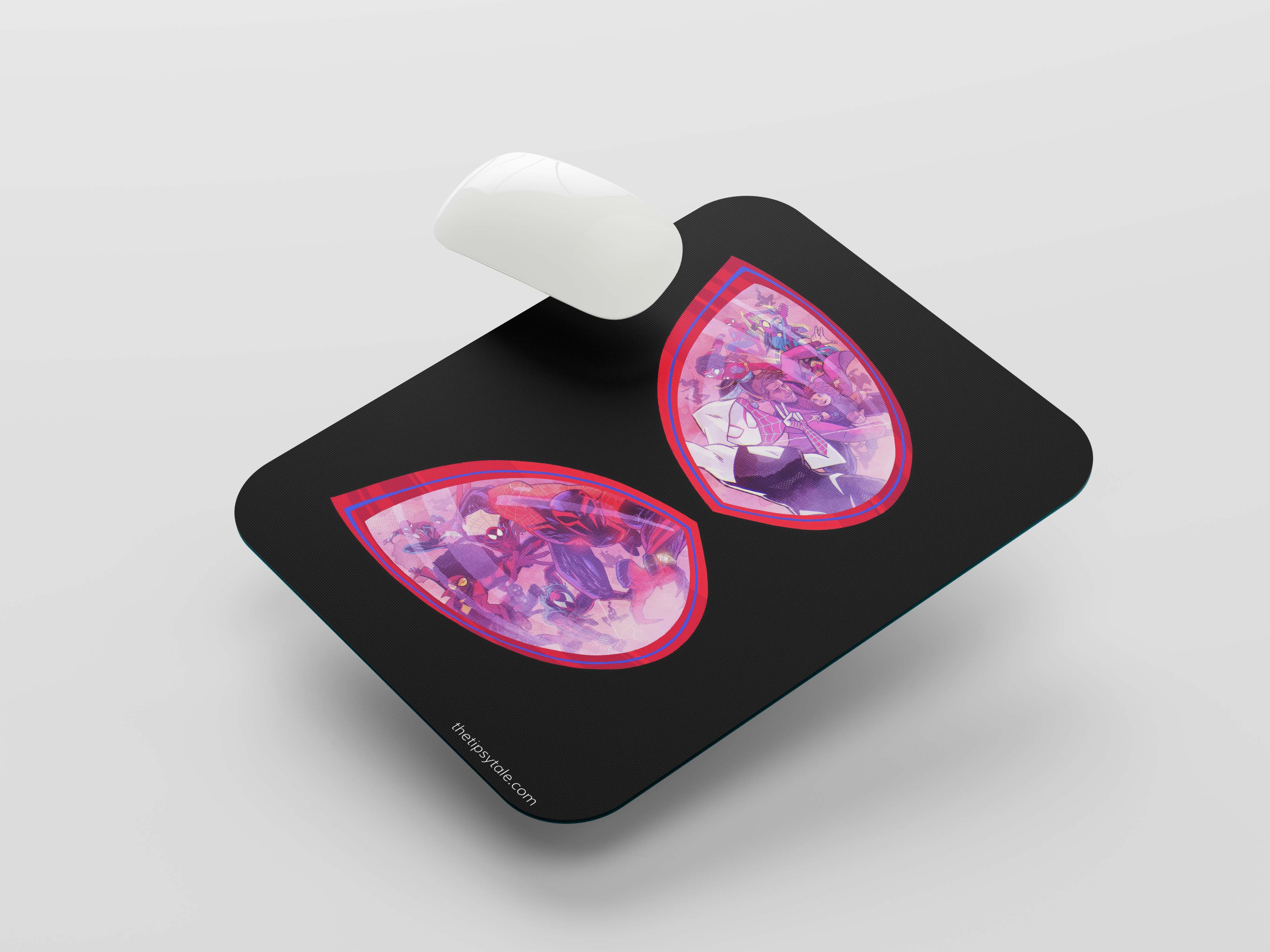 "SPIDER VERSE EYE THEME" Mousepad Enhance Your Workspace with Style