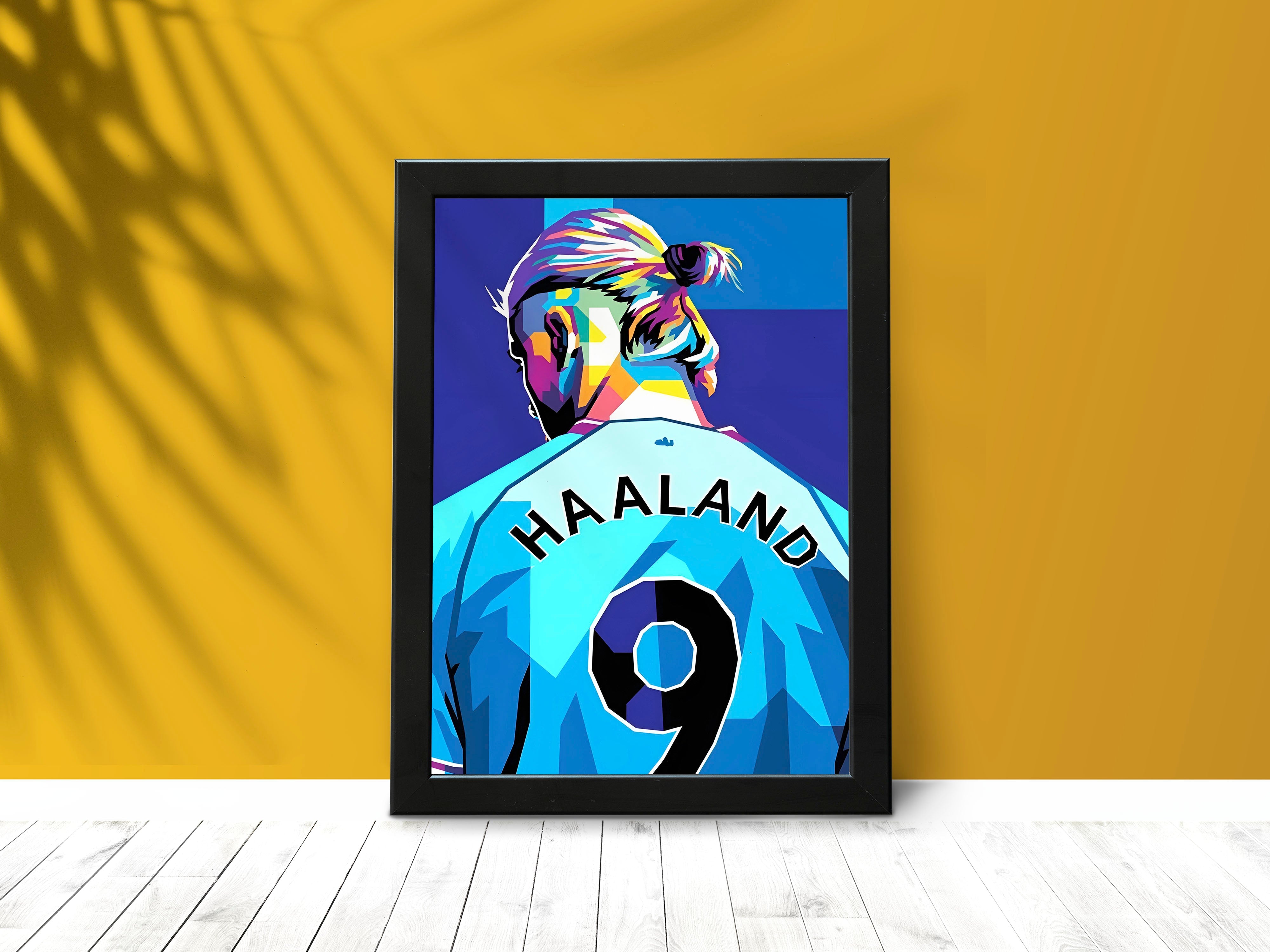 "HAALAND : Football Theme" Poster: Add a Touch of Personality to Your Space
