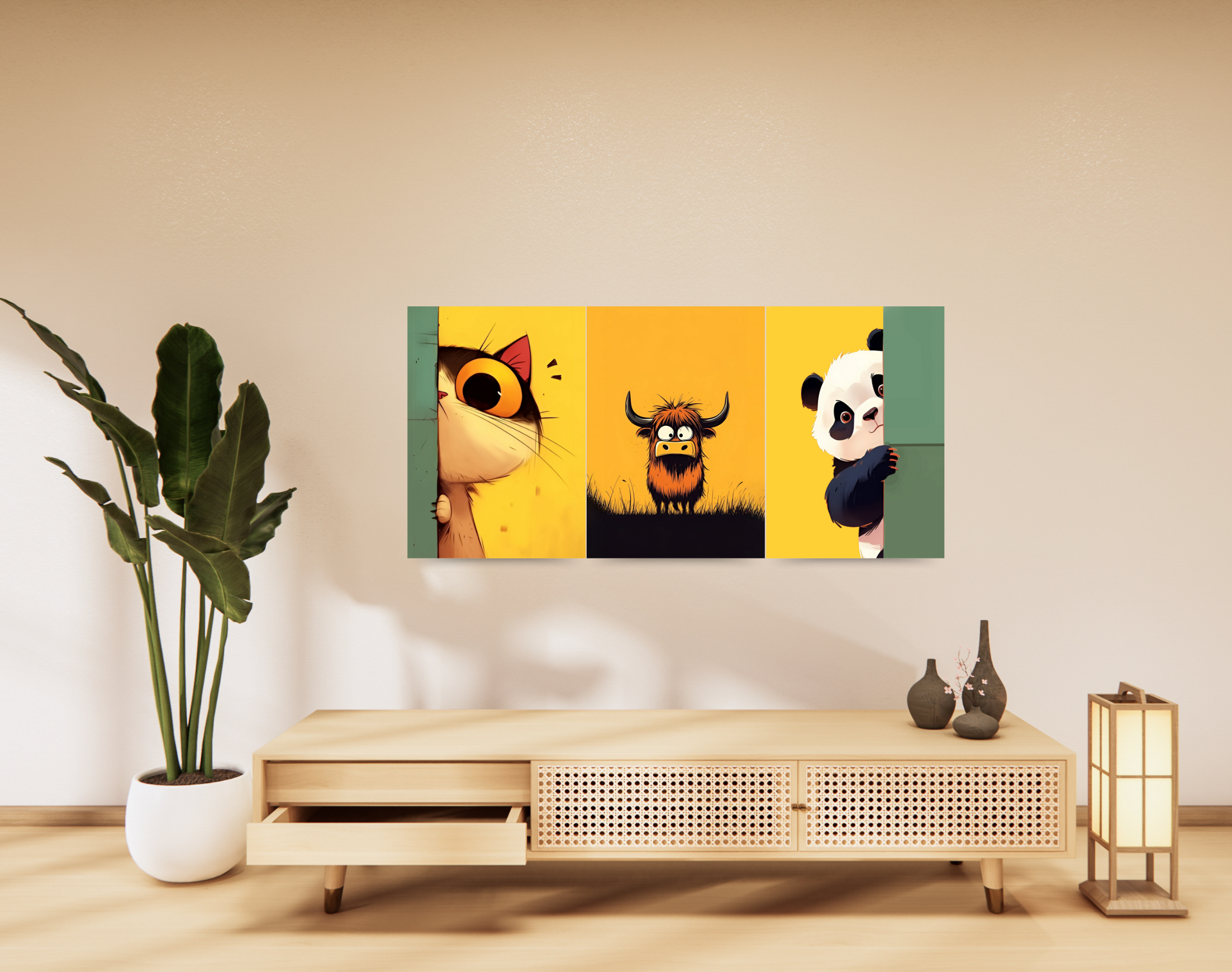 "Cuteness Overload: ANIMMAL KINGDOM"- Shiny & Sturdy Metallic Poster Art That Pops & Sticks (Literally!)