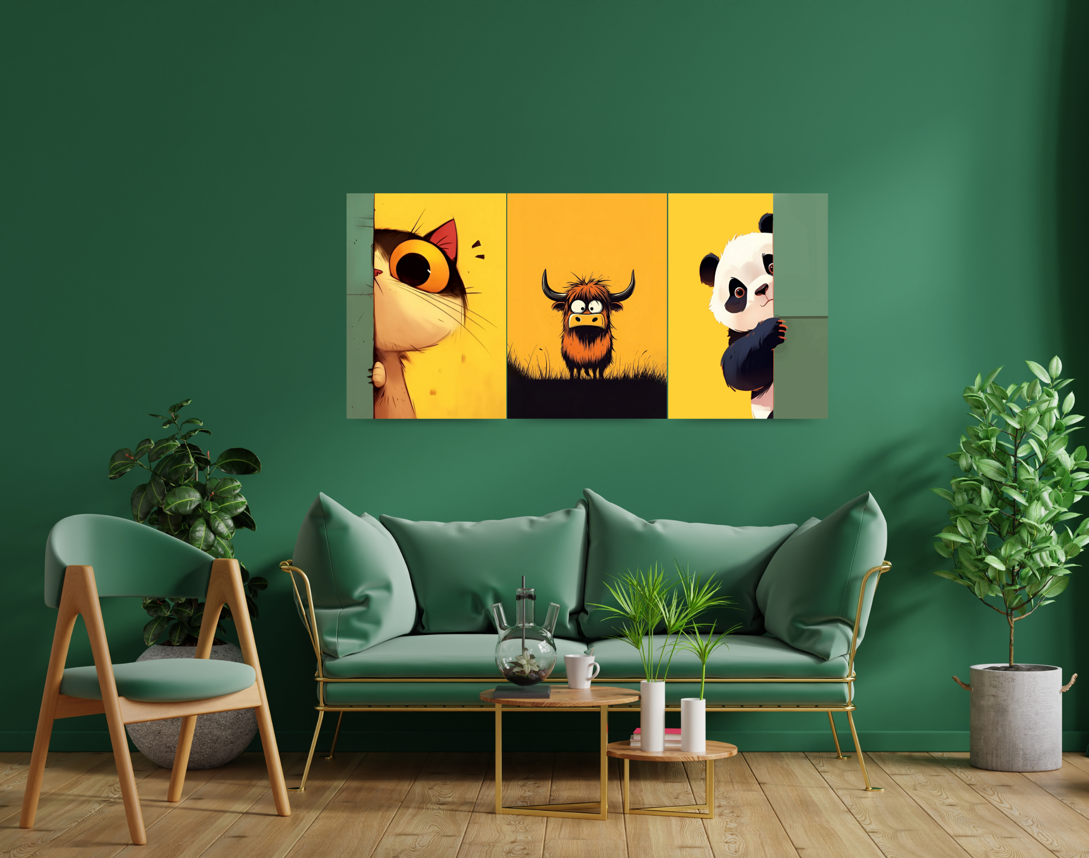 "Cuteness Overload: ANIMMAL KINGDOM"- Shiny & Sturdy Metallic Poster Art That Pops & Sticks (Literally!)