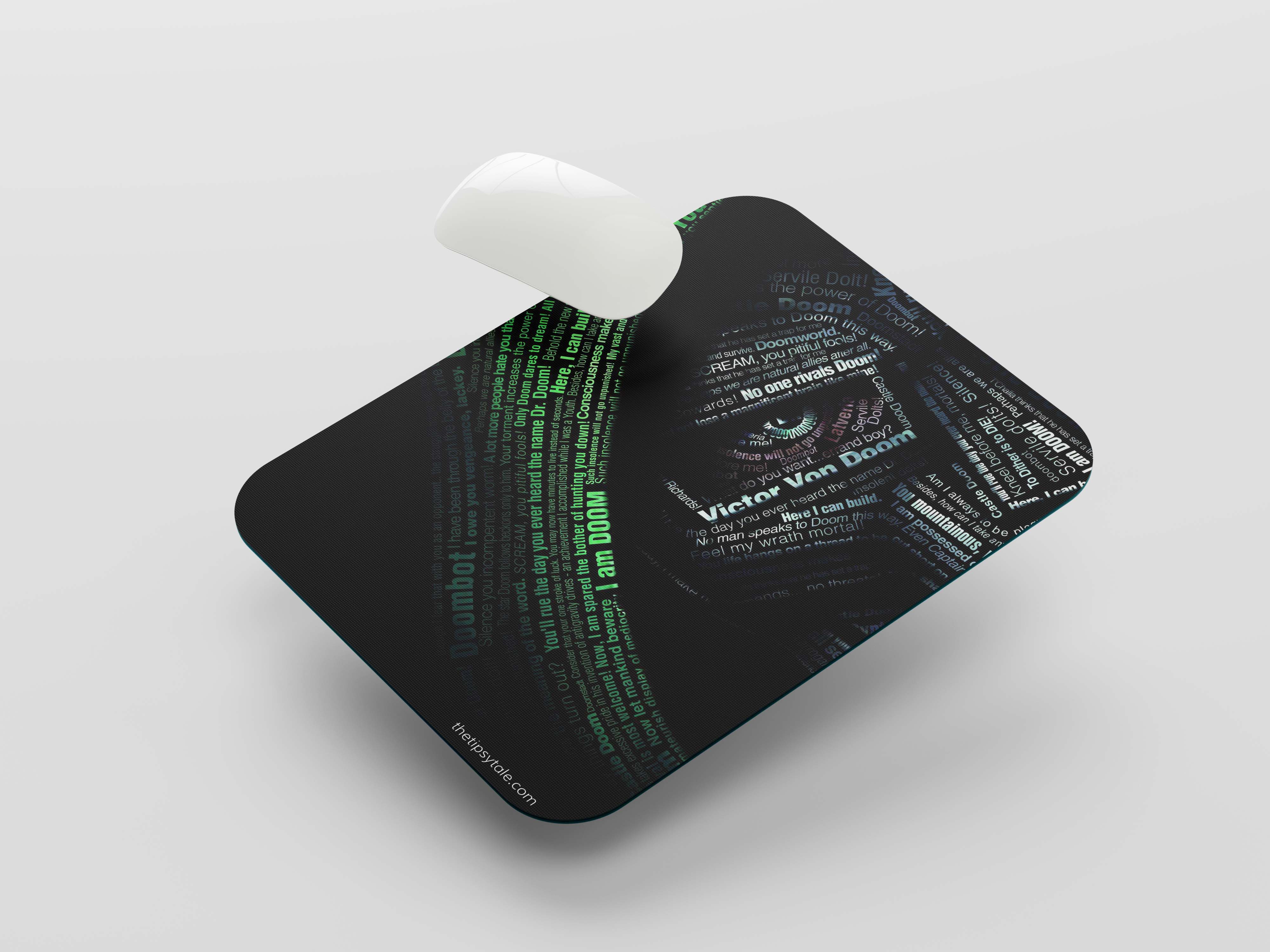 "DR DOOM : DOOMSDAY" Mousepad Enhance Your Workspace with Style