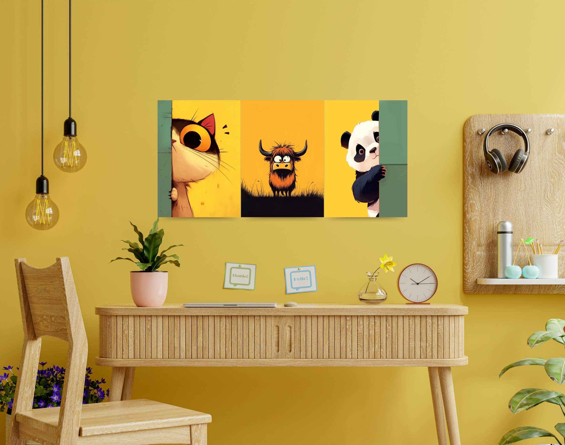 "Cuteness Overload: ANIMMAL KINGDOM"- Shiny & Sturdy Metallic Poster Art That Pops & Sticks (Literally!)