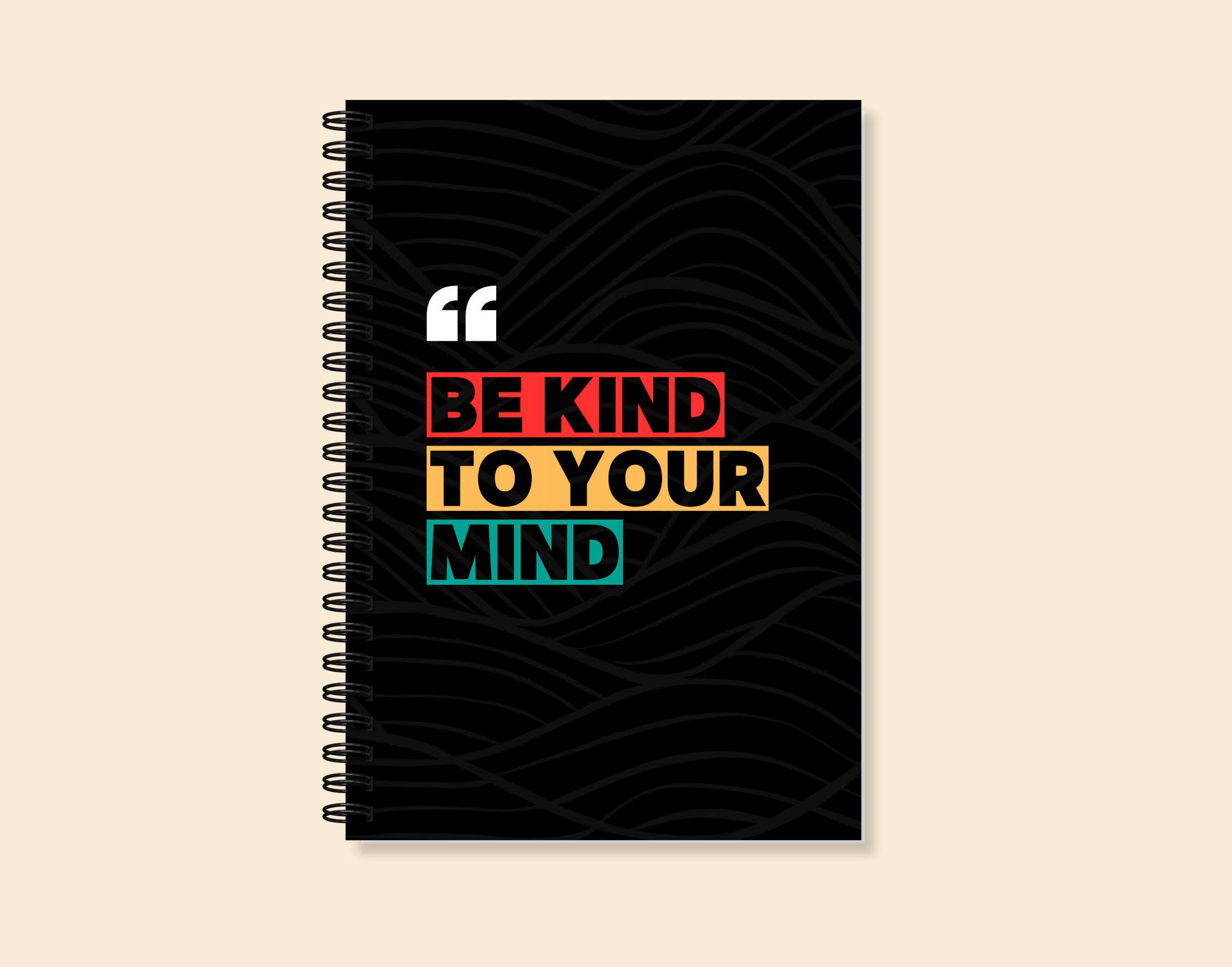 "BE KIND TO YOUR MIND" – Elegant & Inspiring Diary for Daily Reflection