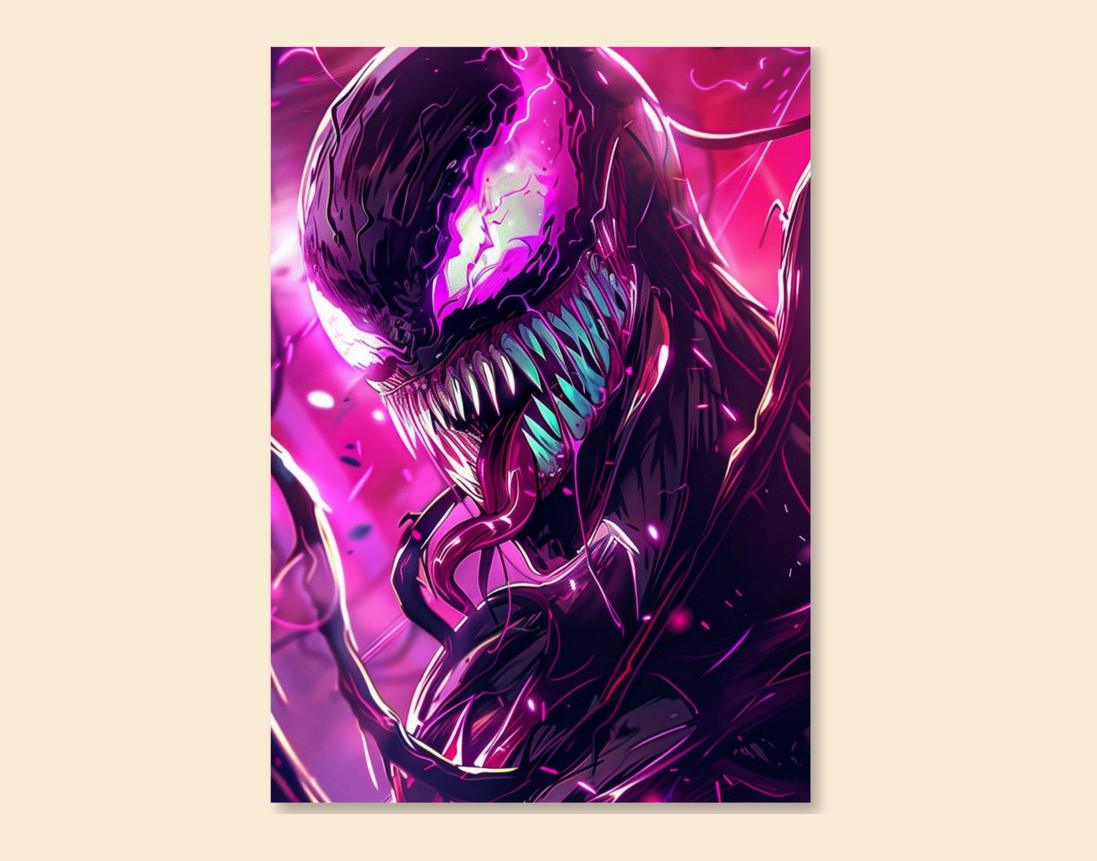 "Venom-Trilogy"- Shiny & Sturdy Metallic Poster Art That Pops & Sticks (Literally!)