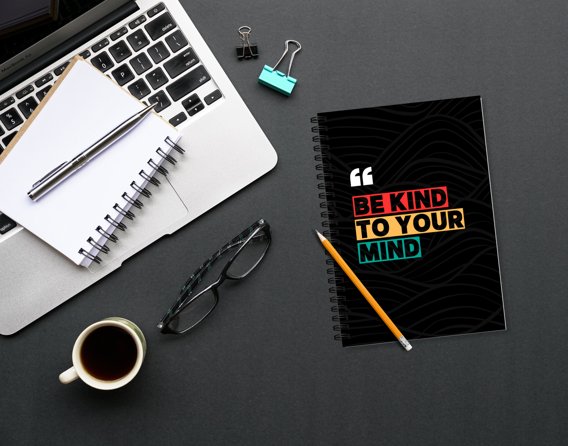"BE KIND TO YOUR MIND" – Elegant & Inspiring Diary for Daily Reflection