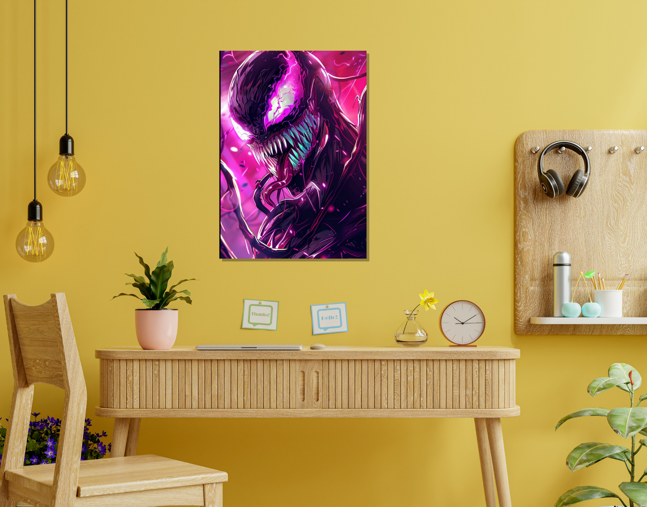 "Venom-Trilogy"- Shiny & Sturdy Metallic Poster Art That Pops & Sticks (Literally!)