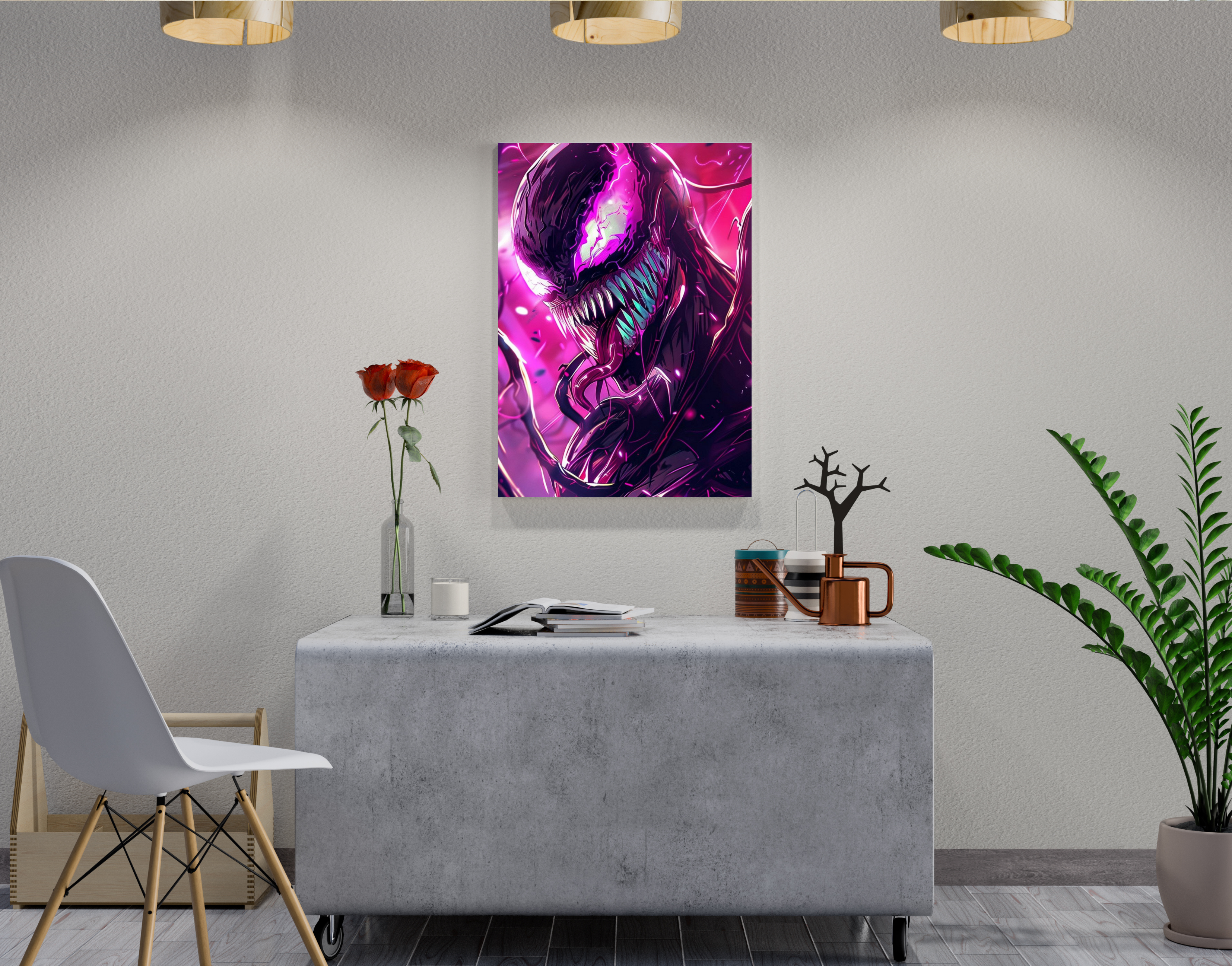 "Venom-Trilogy"- Shiny & Sturdy Metallic Poster Art That Pops & Sticks (Literally!)