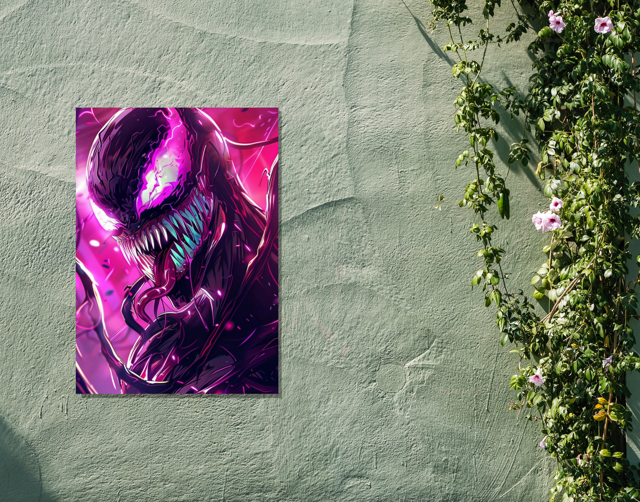 "Venom-Trilogy"- Shiny & Sturdy Metallic Poster Art That Pops & Sticks (Literally!)
