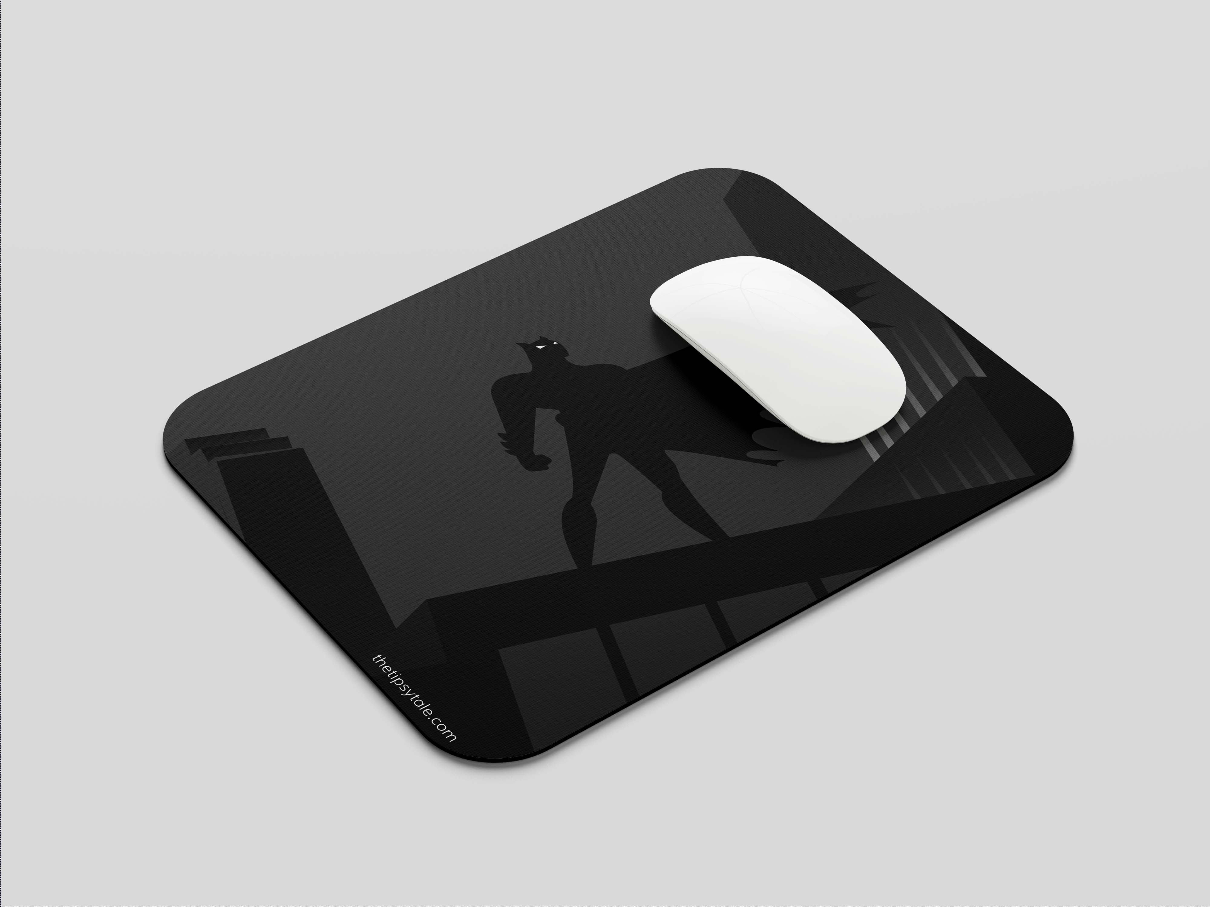 "BATMAN ON THE EDGE" Mousepad Enhance Your Workspace with Style