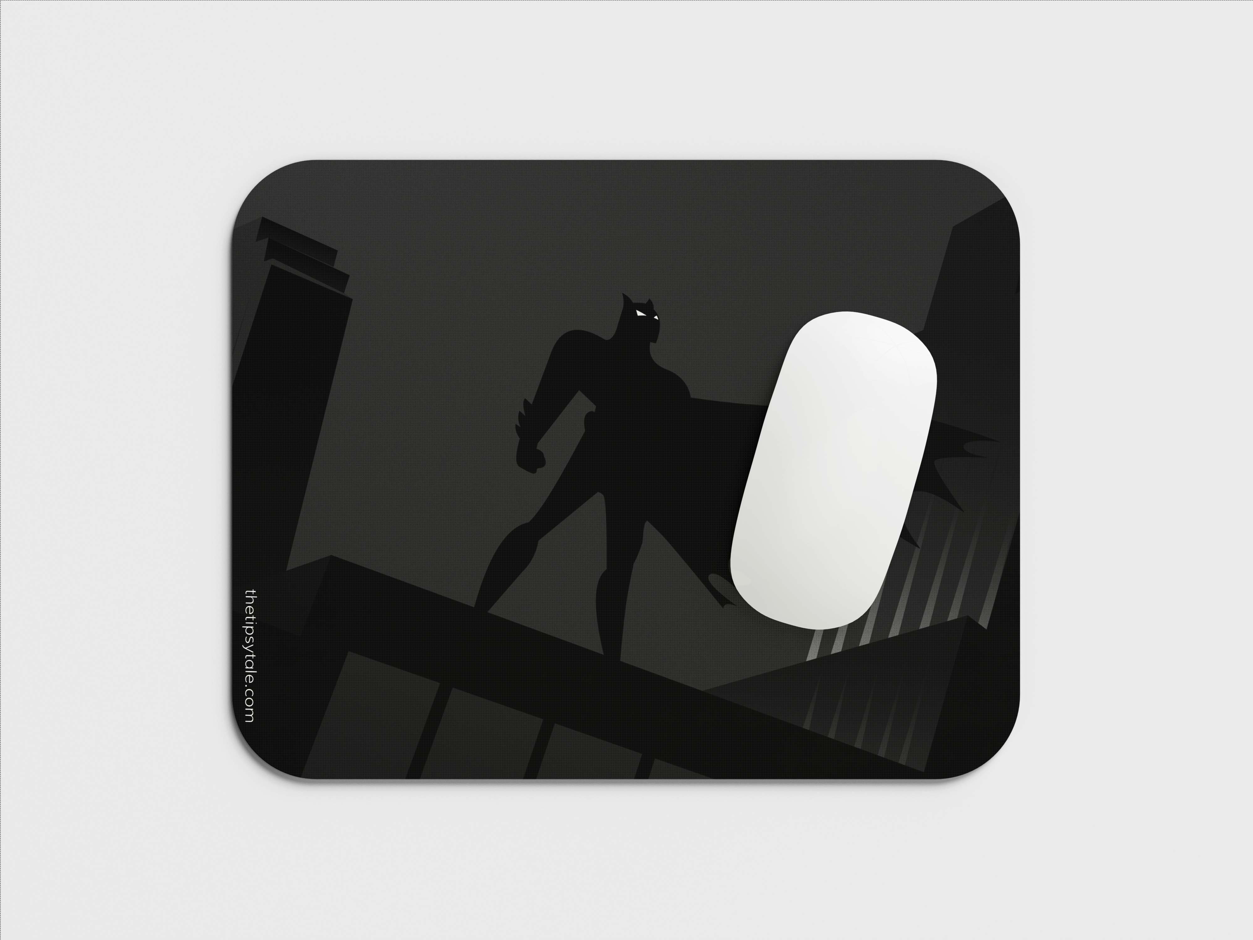 "BATMAN ON THE EDGE" Mousepad Enhance Your Workspace with Style