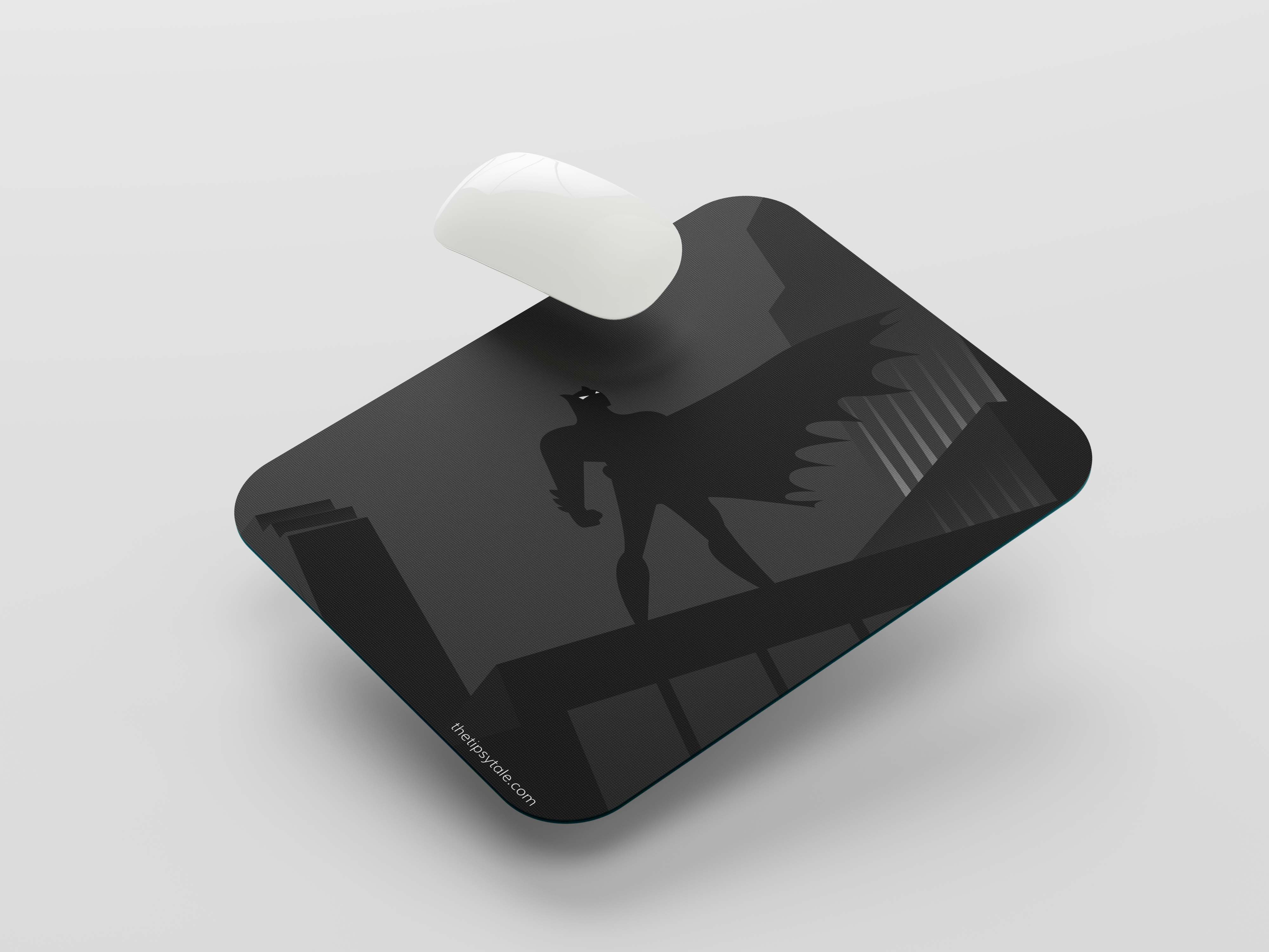 "BATMAN ON THE EDGE" Mousepad Enhance Your Workspace with Style