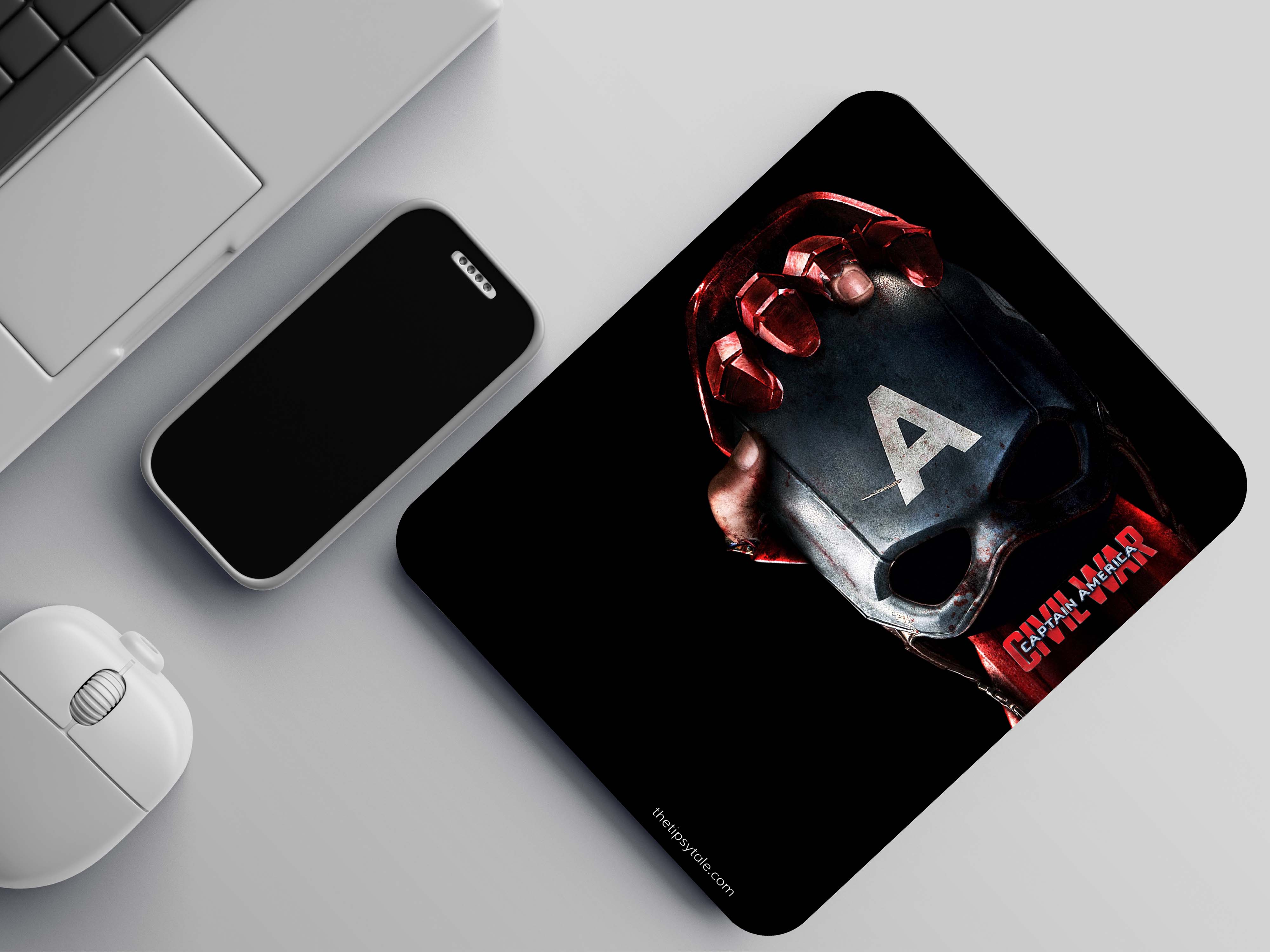 "CAPTAIN AMERICA CIVIL WAR" Mousepad Enhance Your Workspace with Style
