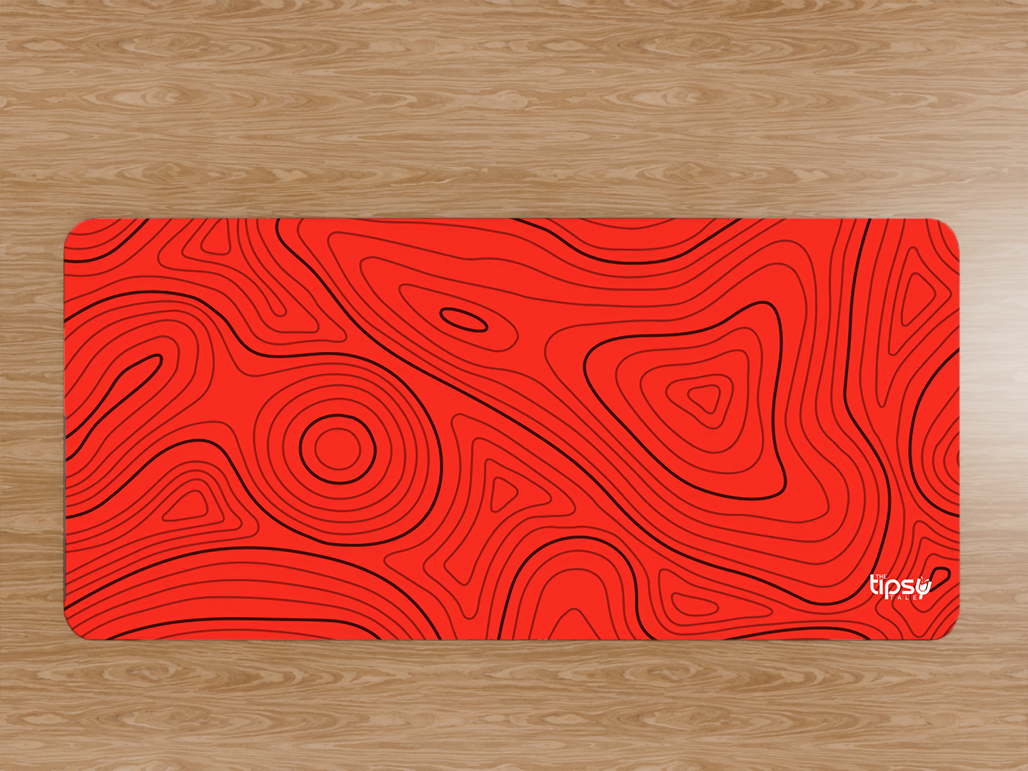 "ABSTRACT WOOD WAVES" Gaming Mousepad- Elevate Your Gaming Experience