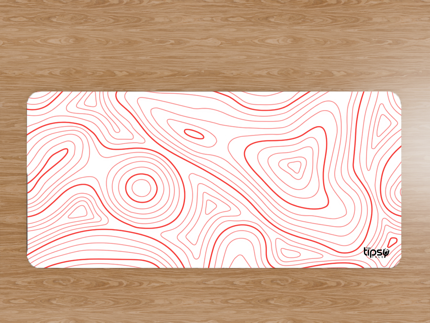 "ABSTRACT WOOD WAVES" Gaming Mousepad- Elevate Your Gaming Experience