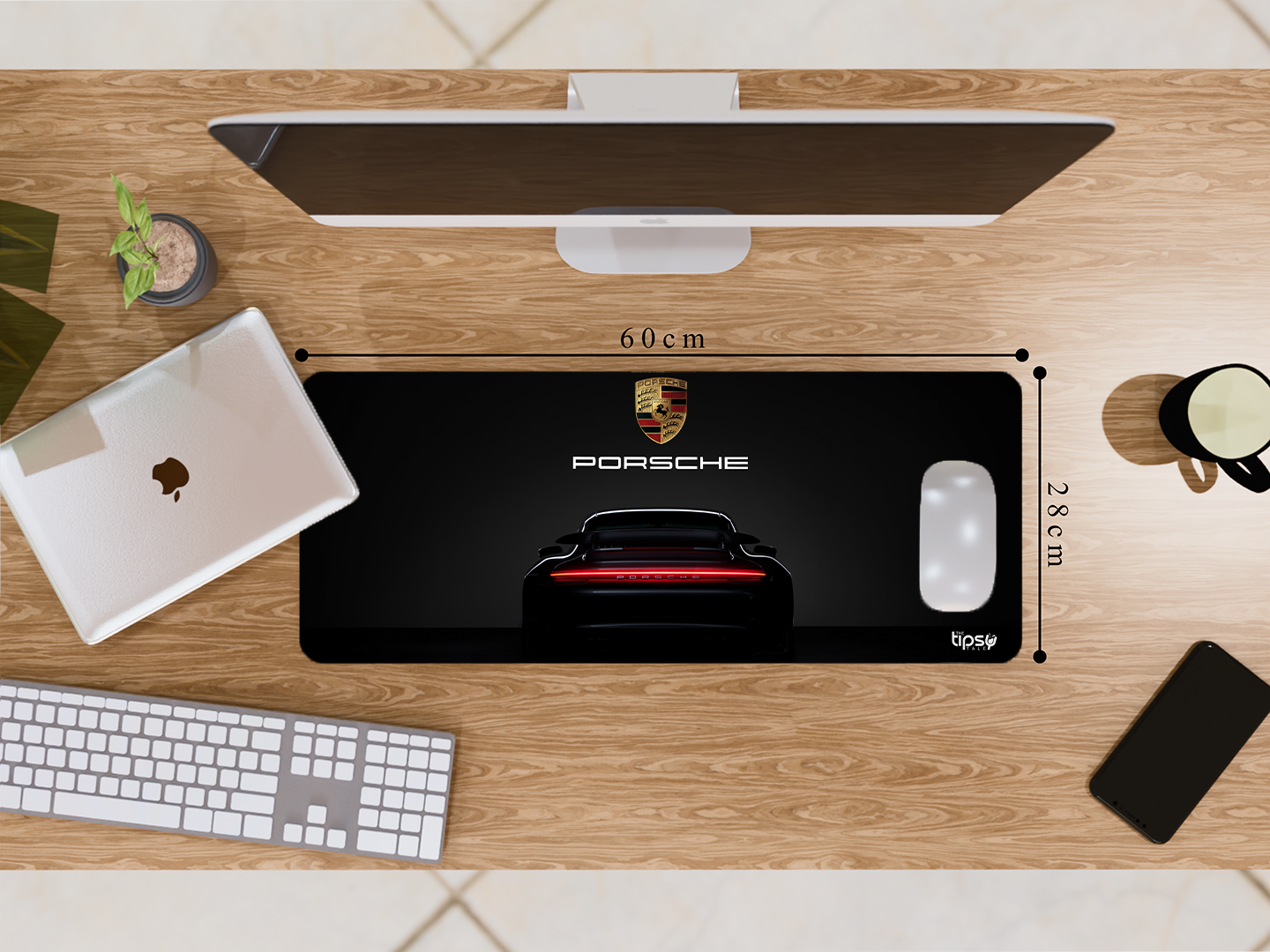 "PORSCHE THE ULTIMATE CAR Theme" Deskmat – Elevate Your Gaming Experience