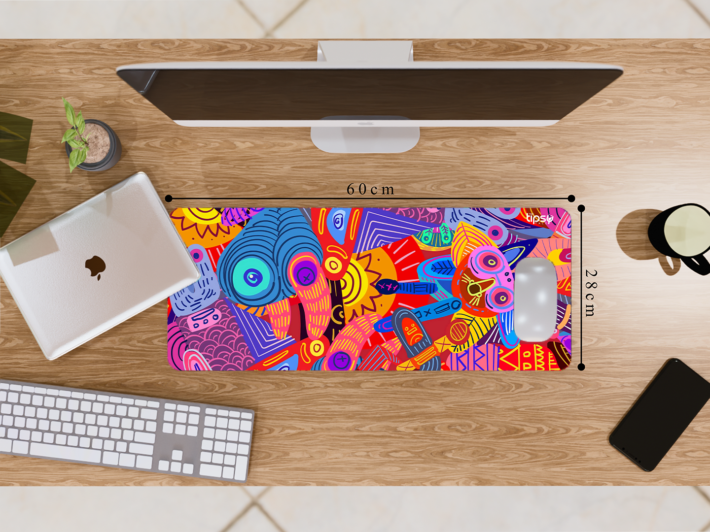 "ABSTRACT ART WORK" Gaming Mousepad- Elevate Your Gaming Experience